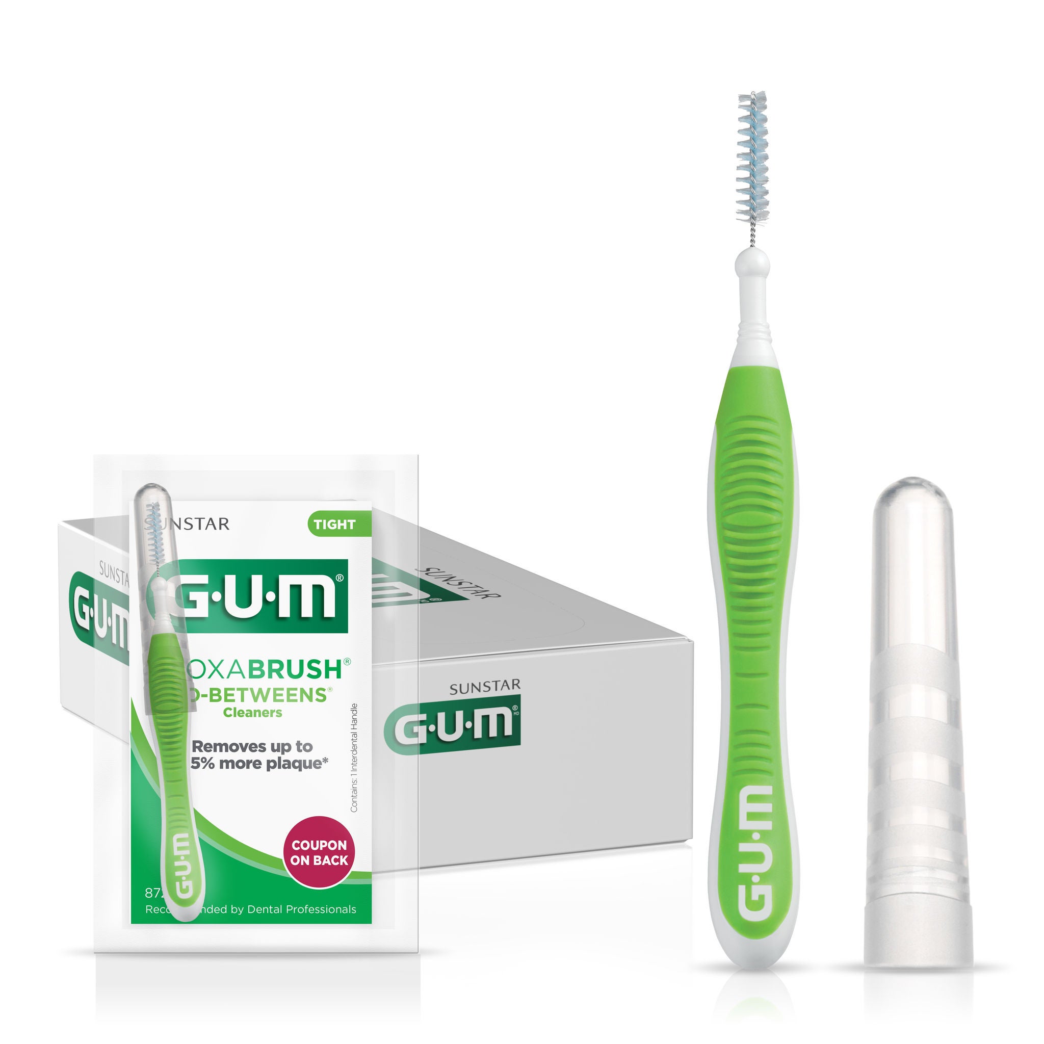 Sunstar GUM® Proxabrush® Go-Betweens® Cleaners provide effective clean