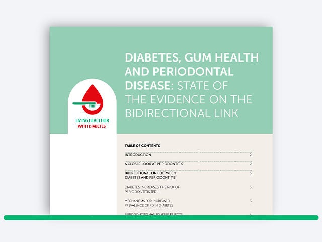 GUM White Paper on bi-directional link between diabetes and gum health