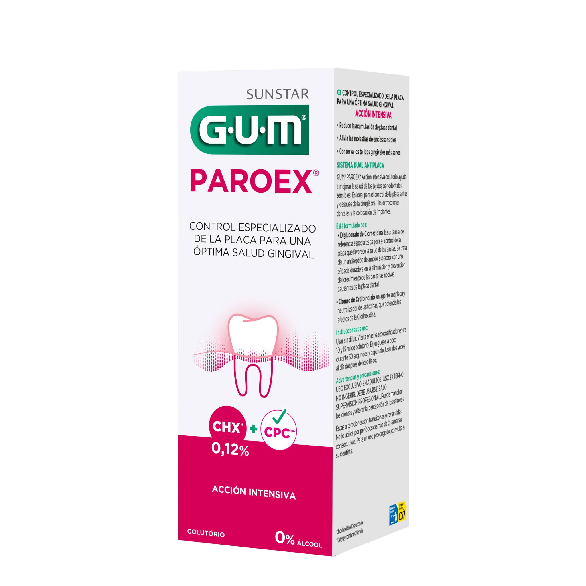 GUM® PAROEX® Gingivitis 0,12% Enjuague Bucal