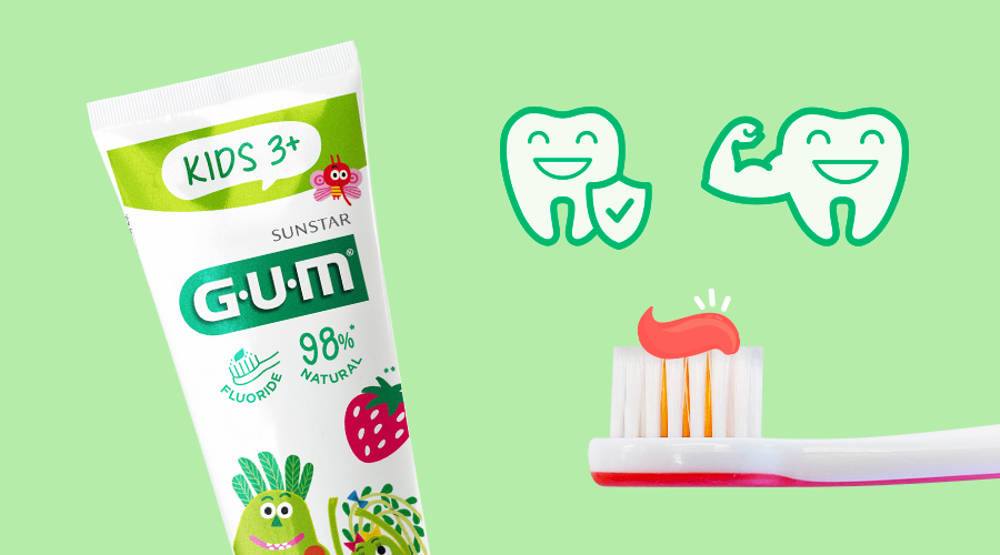 Dentifrice GUM KIDS 3-6 ans