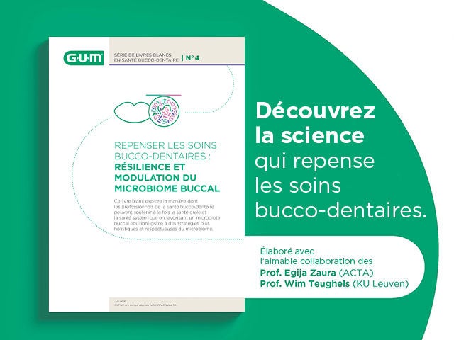 Couverture du livre blanc sur le microbiome de gommes