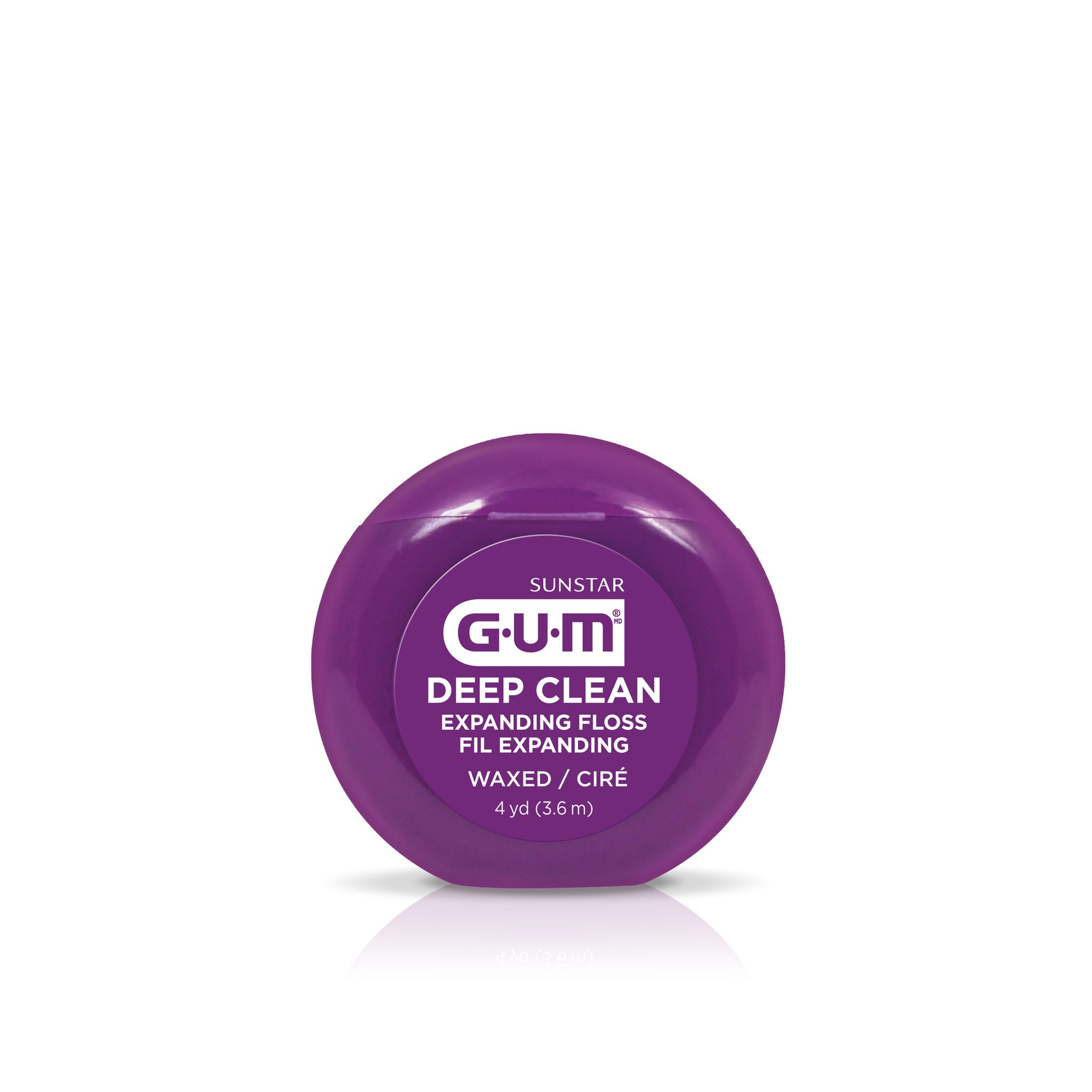 GUM Deep Clean Expanding Floss 4 yard tub