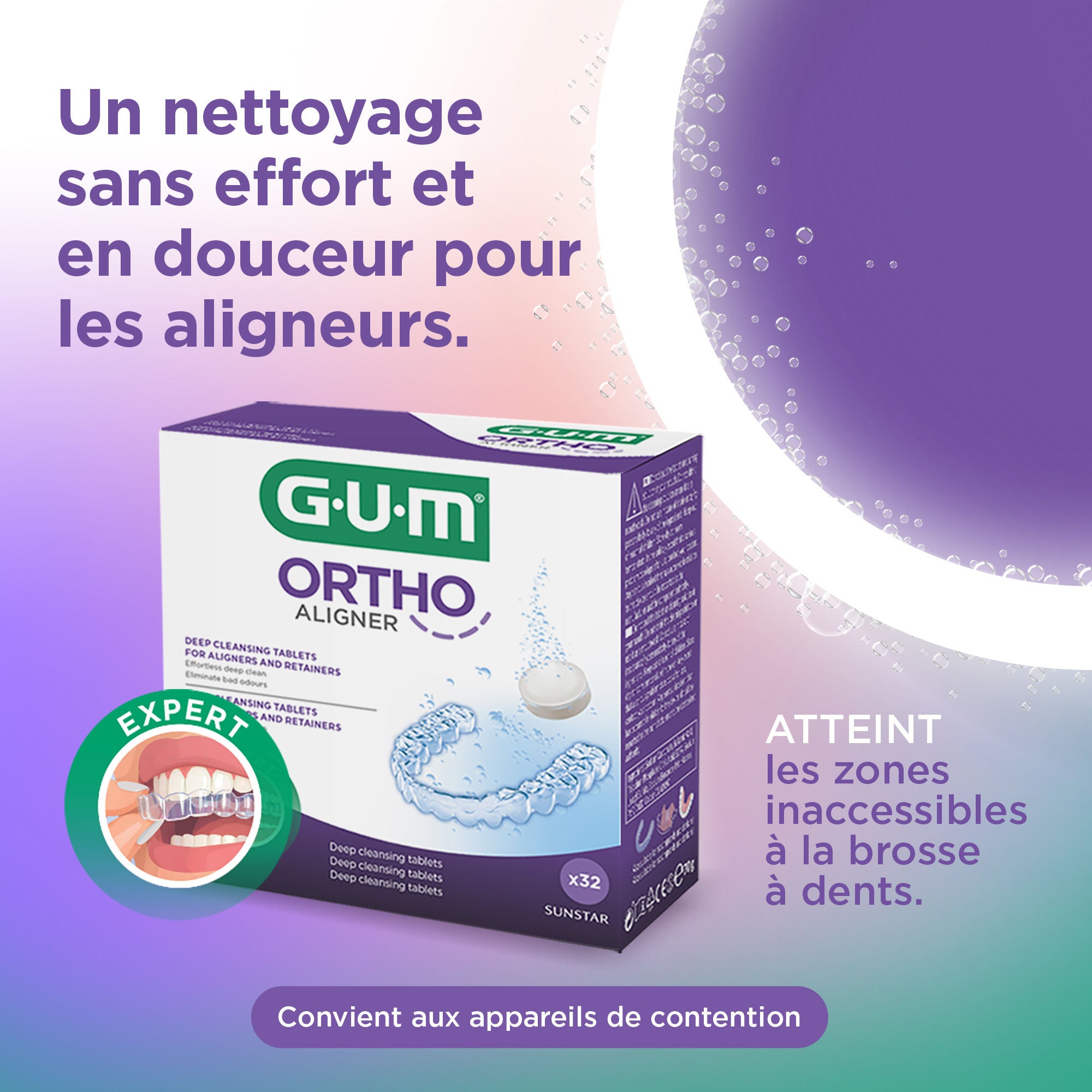Aligneur GUM ORTHO avec photo de produit