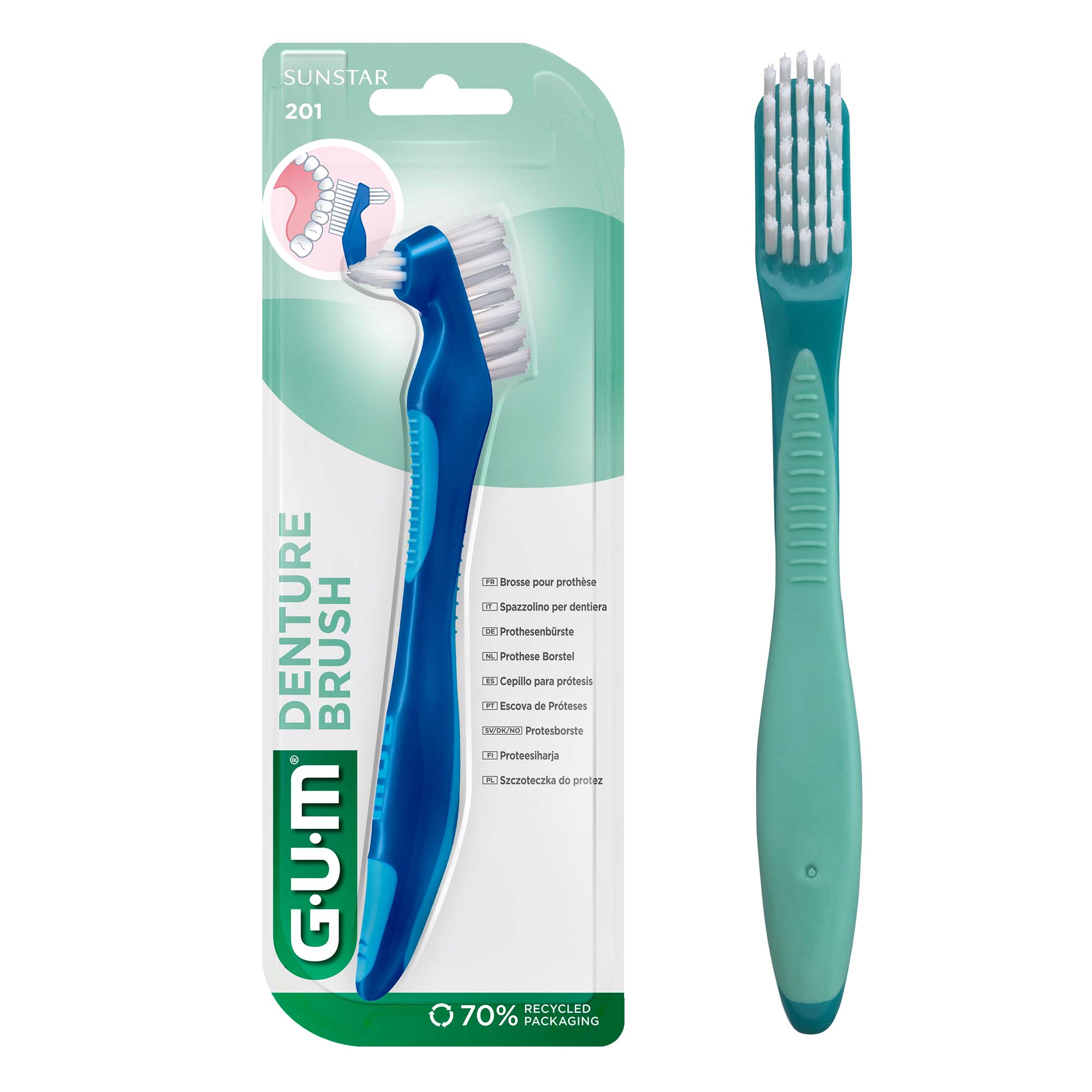 Brosse à dents GUM Prothèse