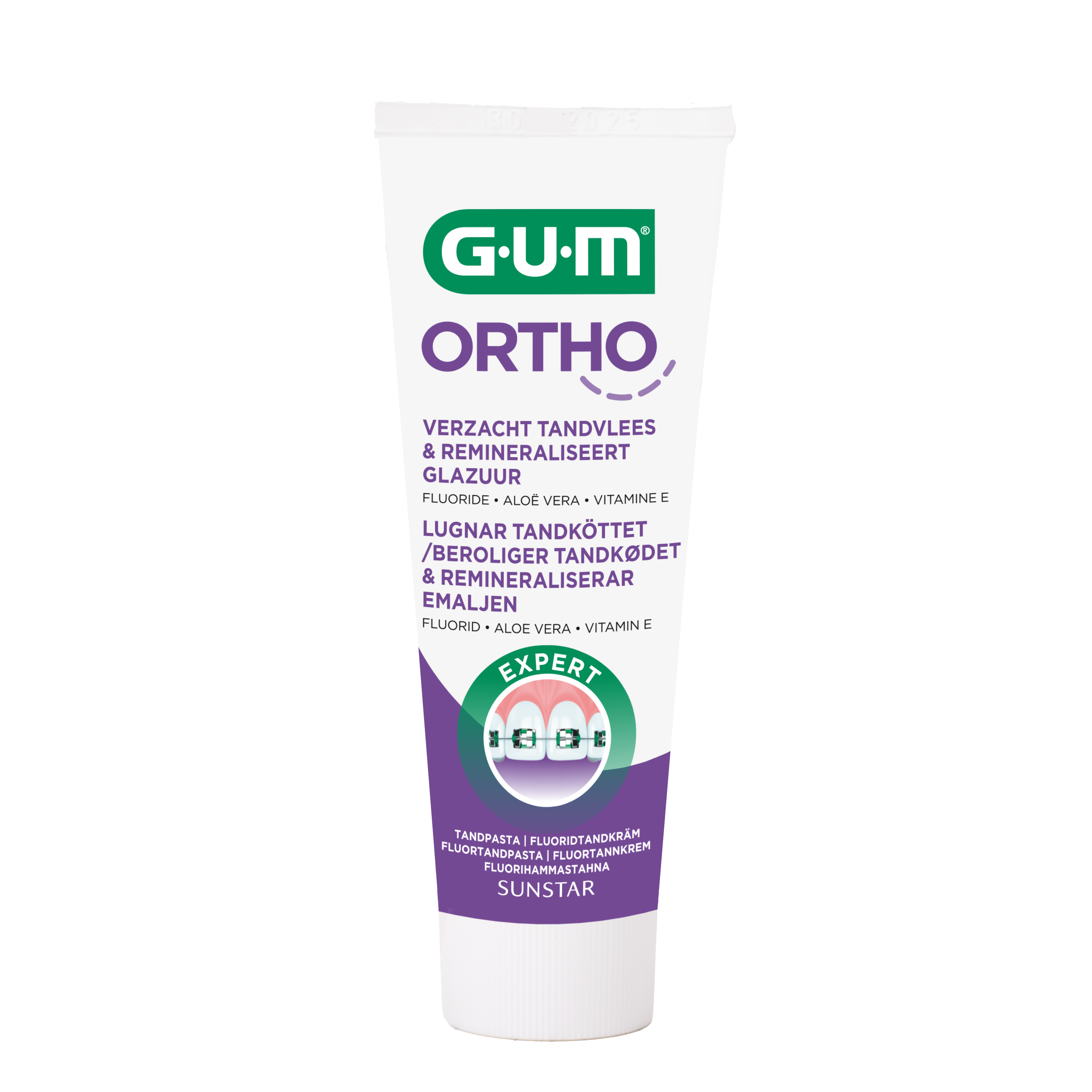 GUM ORTHO Tannnkrem tub