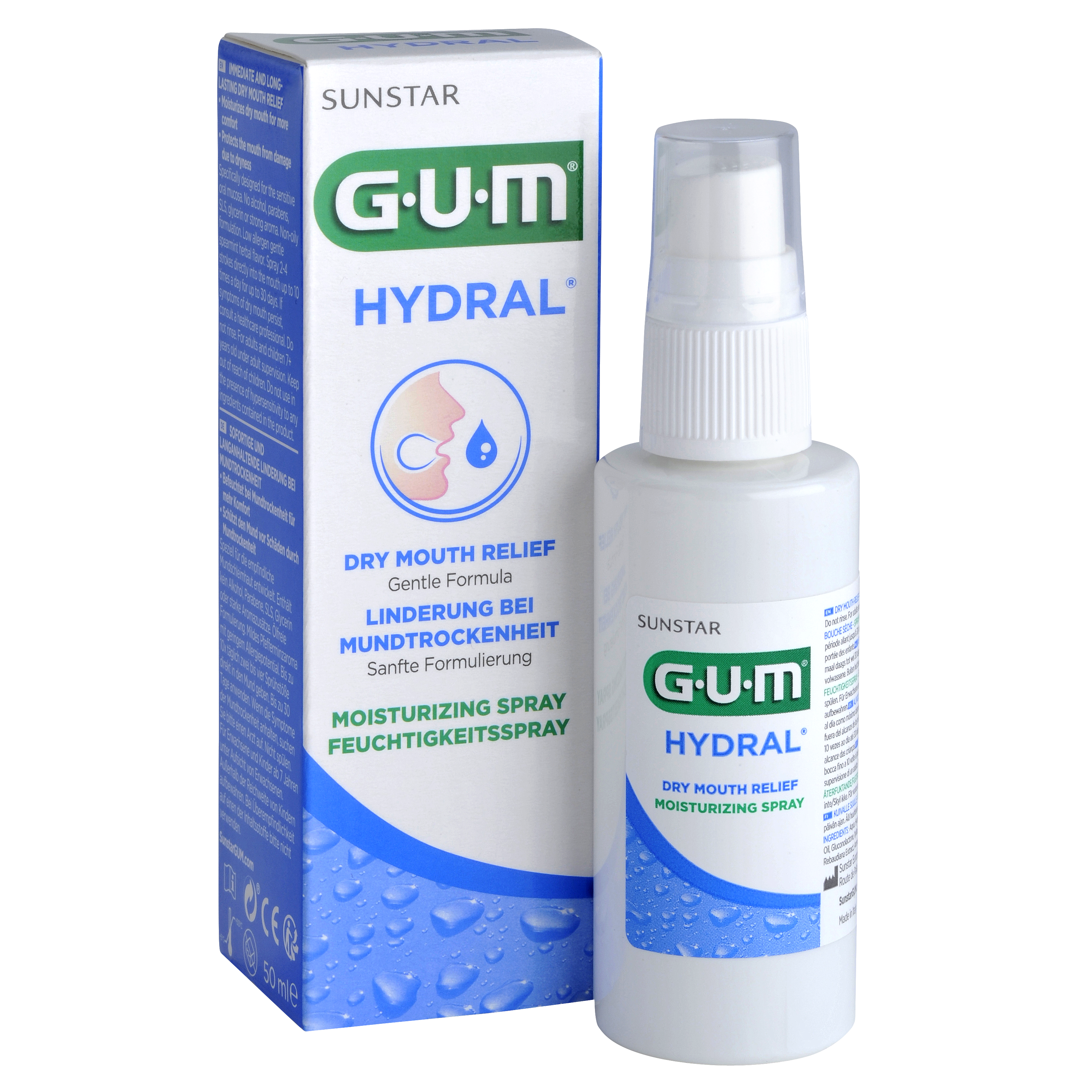 GUM HYDRAL Moisturizing Spray | For Dry Mouth | 50ml
