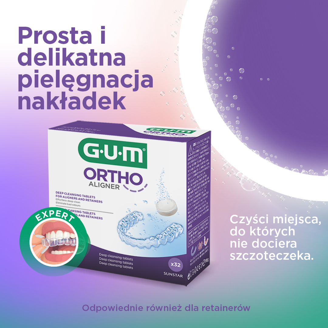 Nakładka GUM ORTHO wraz ze zdjęciem produktu