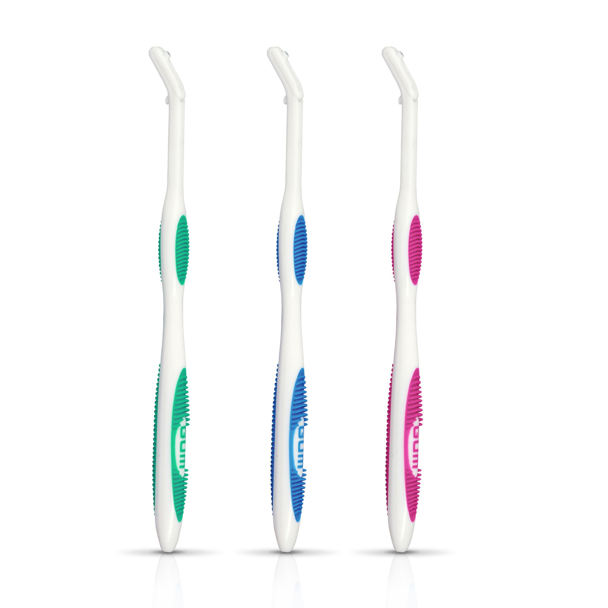 即売KanazawaPOLES 115cm 竹ストック　パープルグリップ30cm Sunstar GUM Proxabrush Handle Single-End
