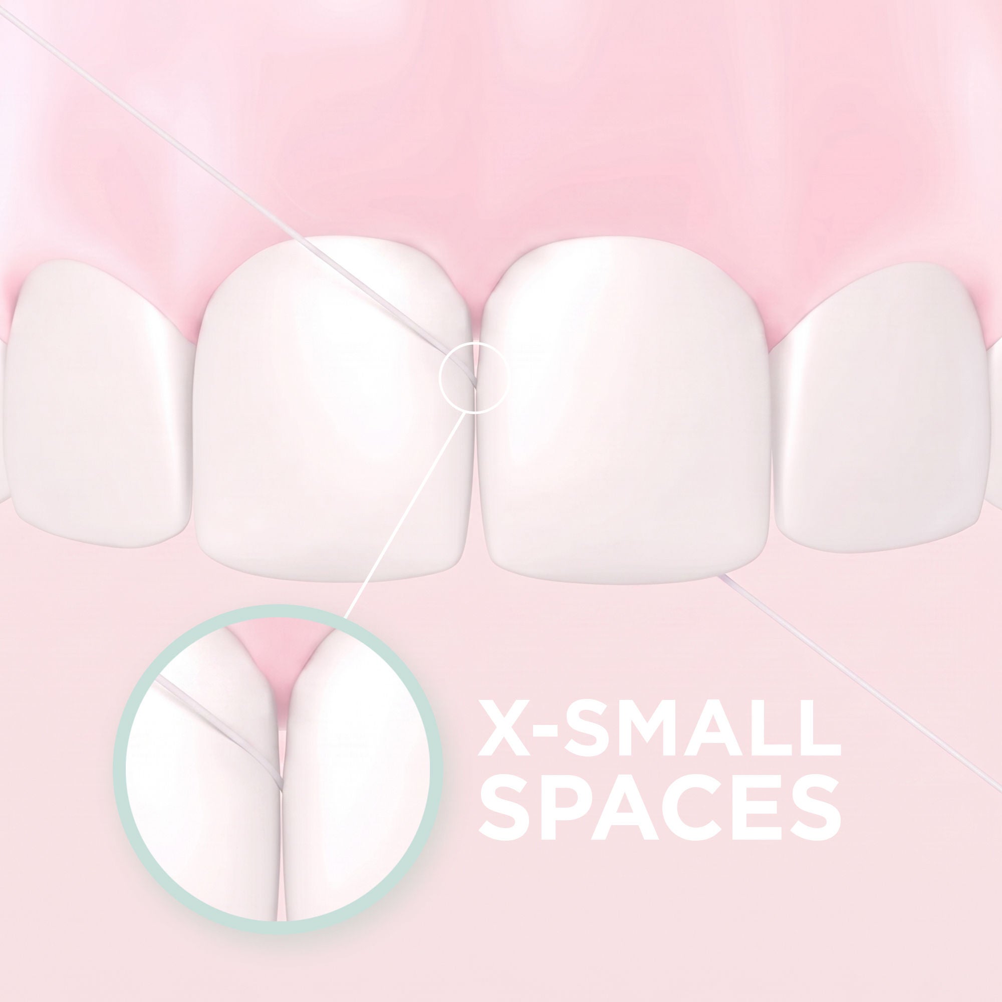 GUM SLIM FLOSS cleaning between teeth 