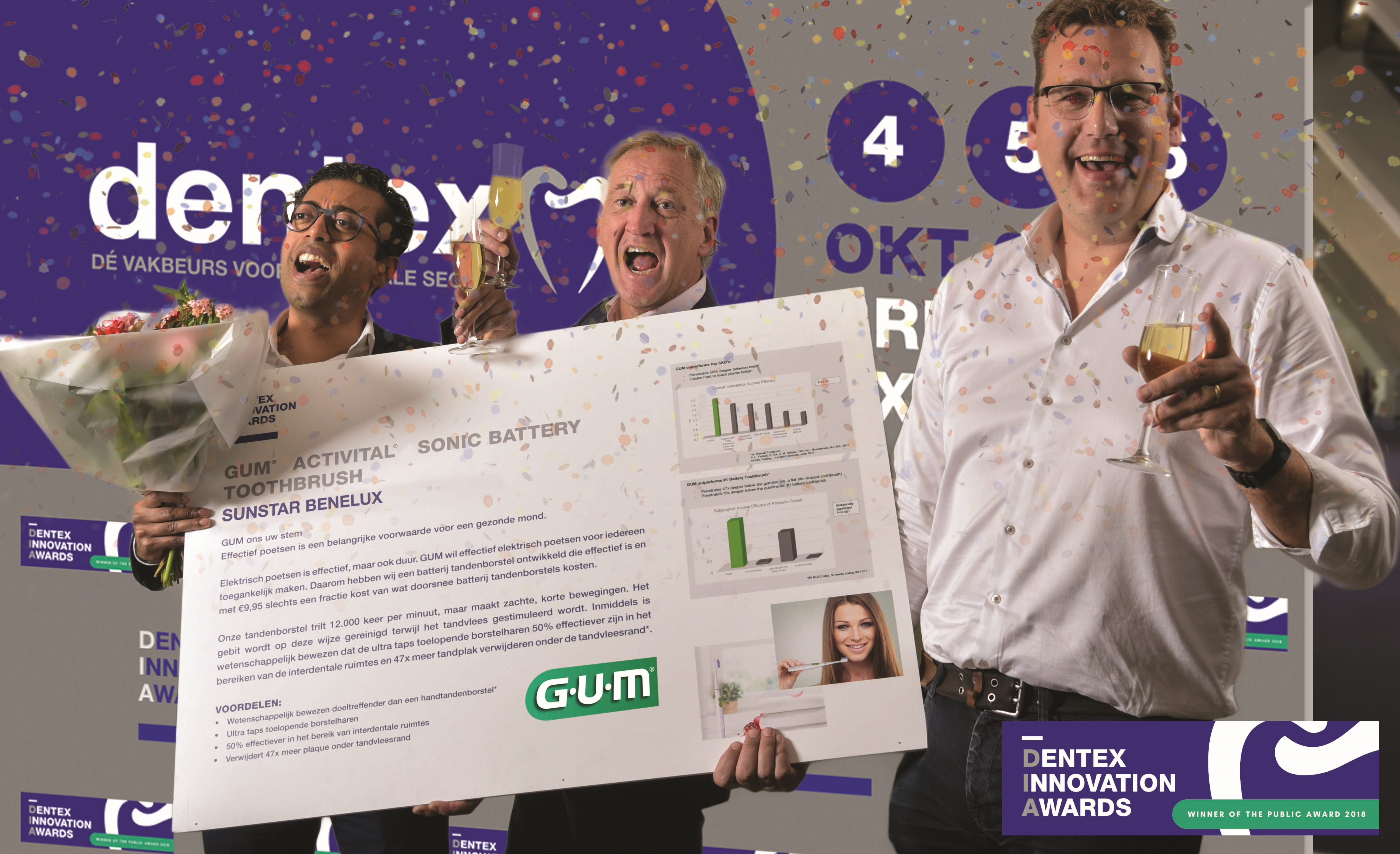 GUM ActiVital® Sonic toothbrush wins the Dentex Innovation Award