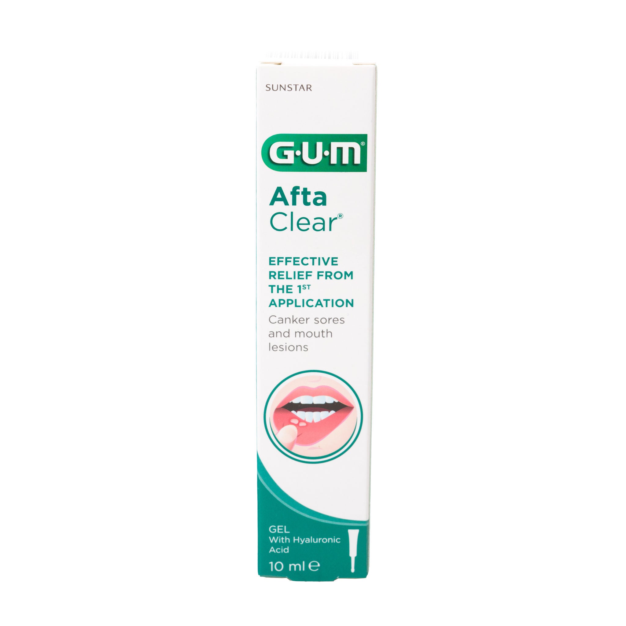 GUM AftaClear Gel for Canker Sore Relief 10ml