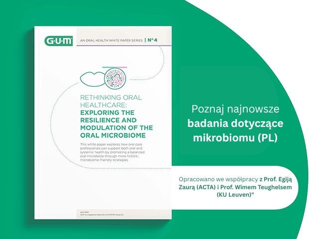 Okładka białej księgi GUM Microbiome