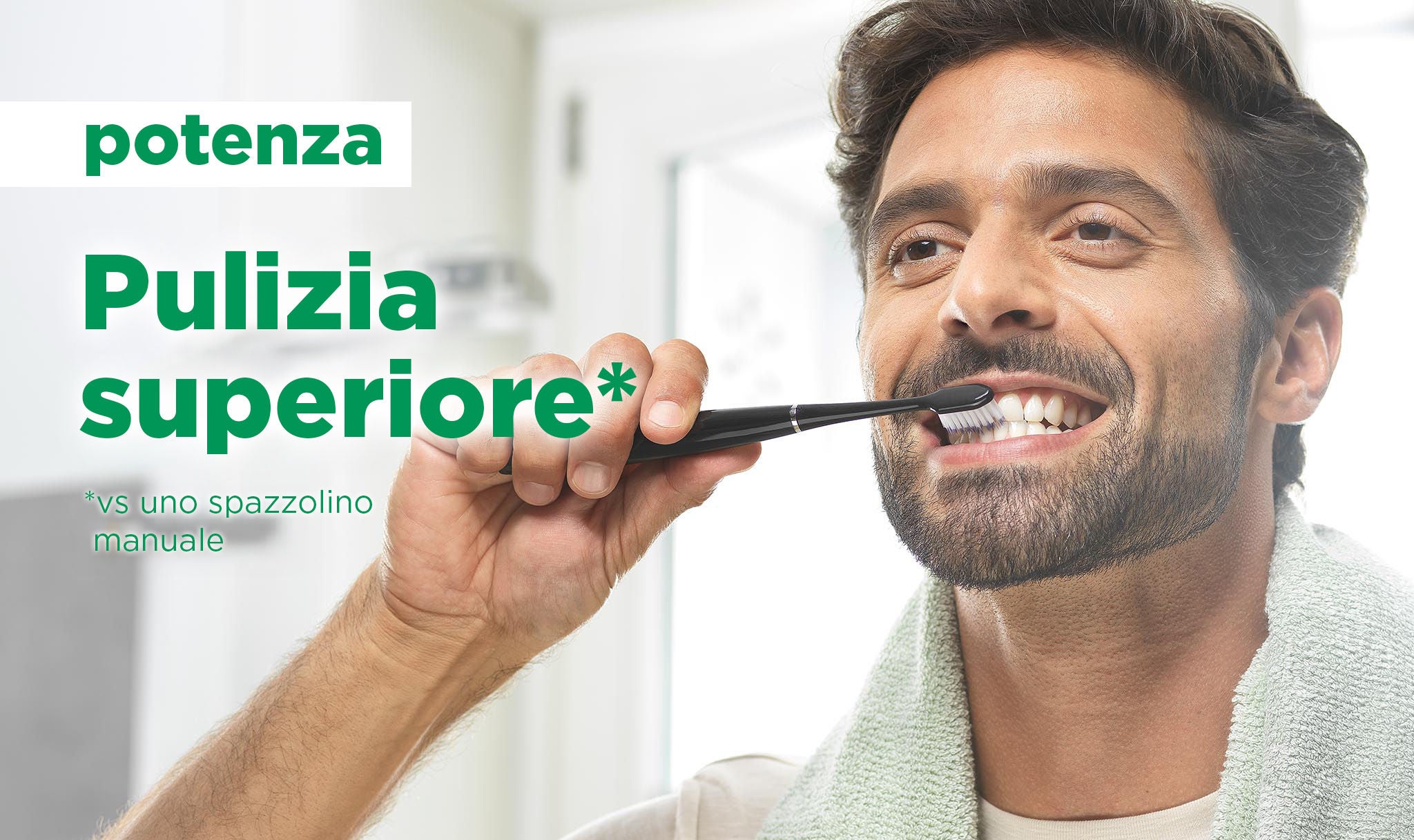 Pulizia superiore vs uno spazzolino manuale