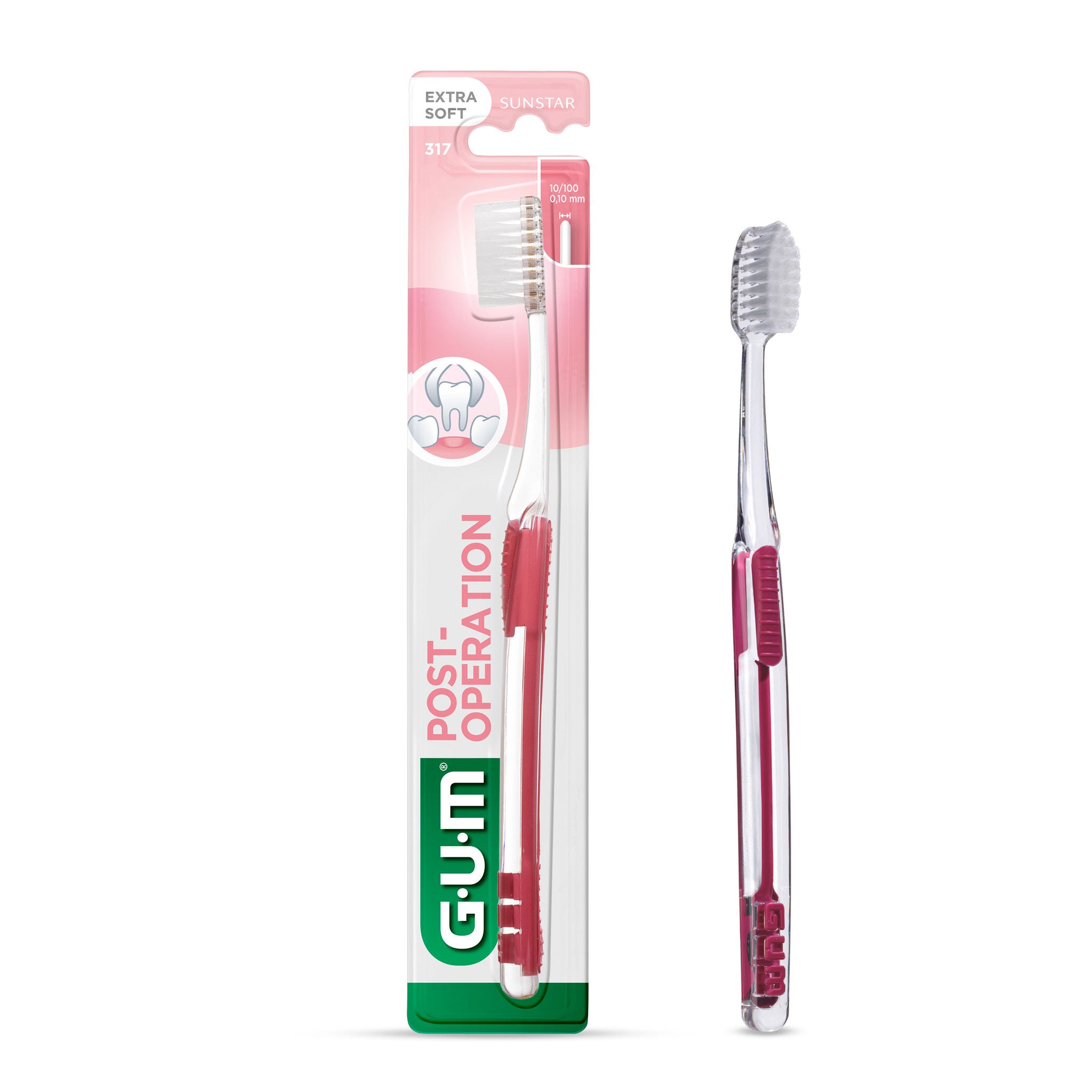 GUM POST OPERATION rosa med emballage