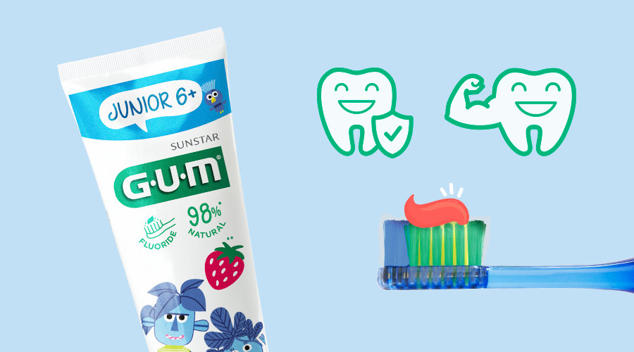 Dentifrice GUM JUNIOR 6 ans +