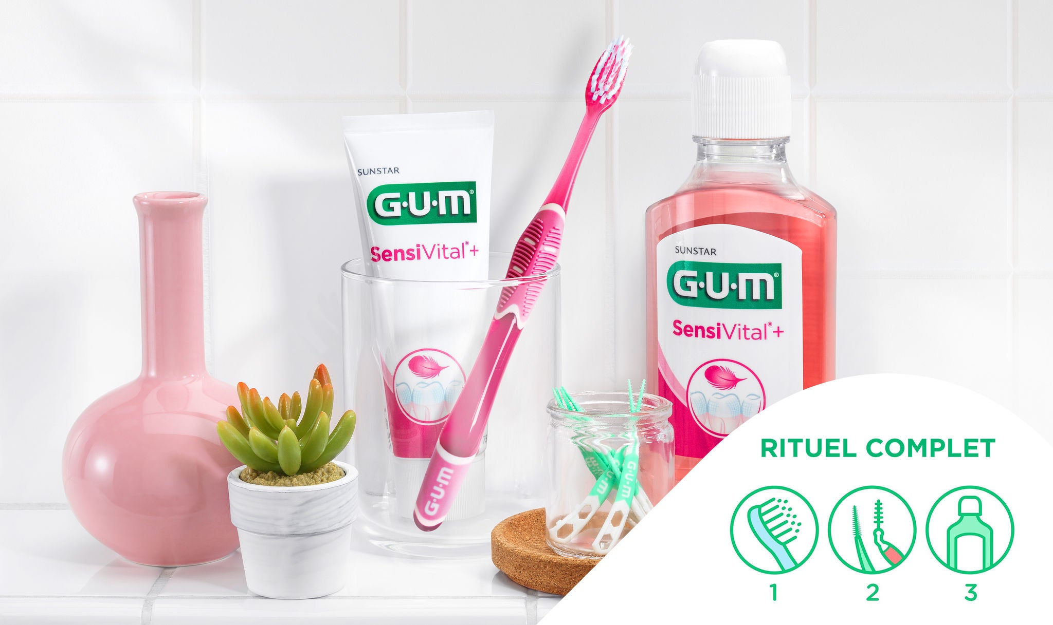 Un self care complet avec le nouveau GUM PRO SENSITIVE et la gamme SensiVital