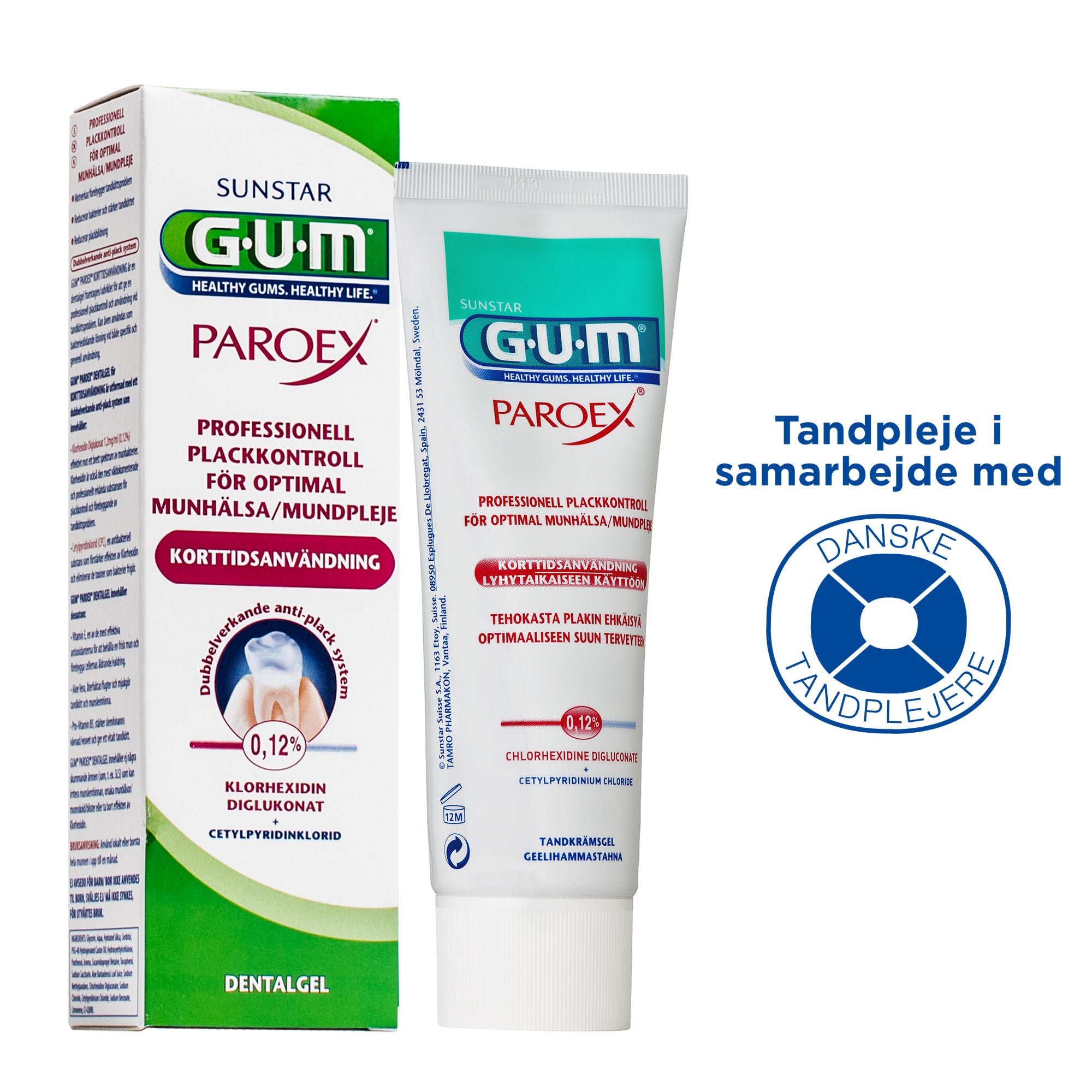 GUM® PAROEX® 0,12% CHX + CPC Dental gel GUM® PAROEX® 0,12% CHX + CPC Dental gel