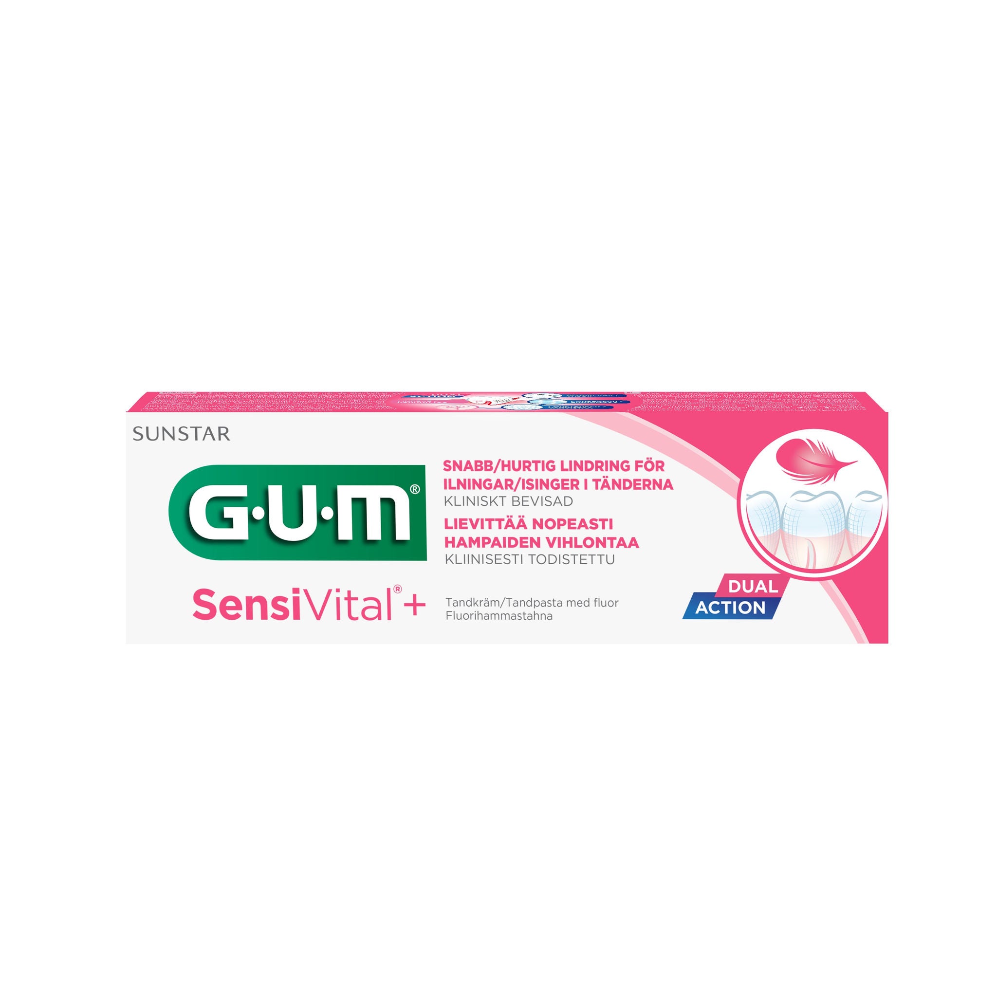 GUM SensiVital+ Toothpaste 75ml for Sensitive Teeth