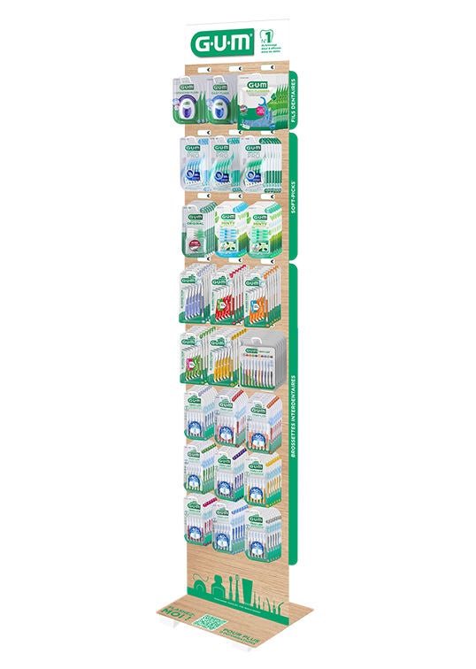 Présentoir Monoface Interdentaire GUM®