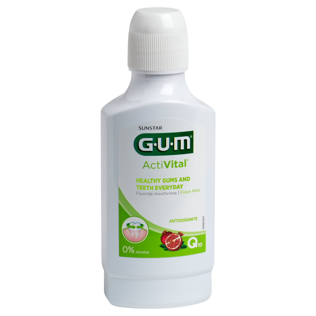 GUM® ActiVital® Mouthwash Every day fluoride and gentle rinse