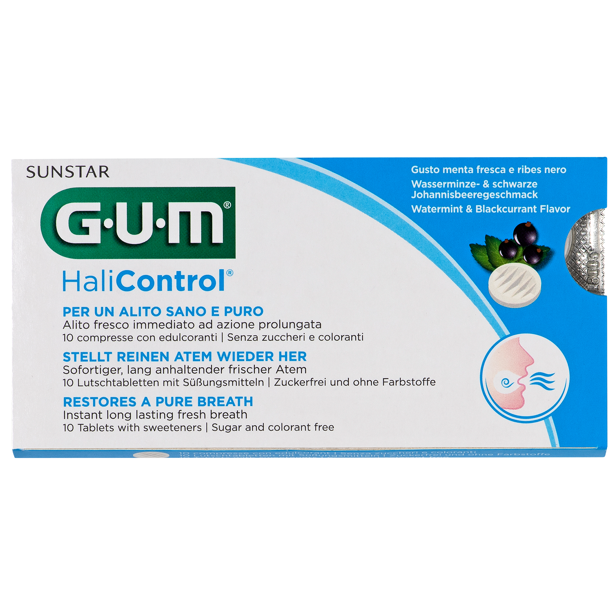 GUM® HaliControl® Tablets | Restore Pure Breath | 10 Tablets