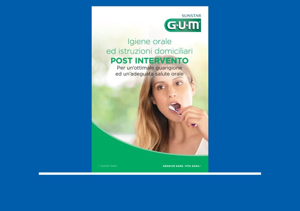 Igiene orale e istruzioni domiciliari per il post-intervento