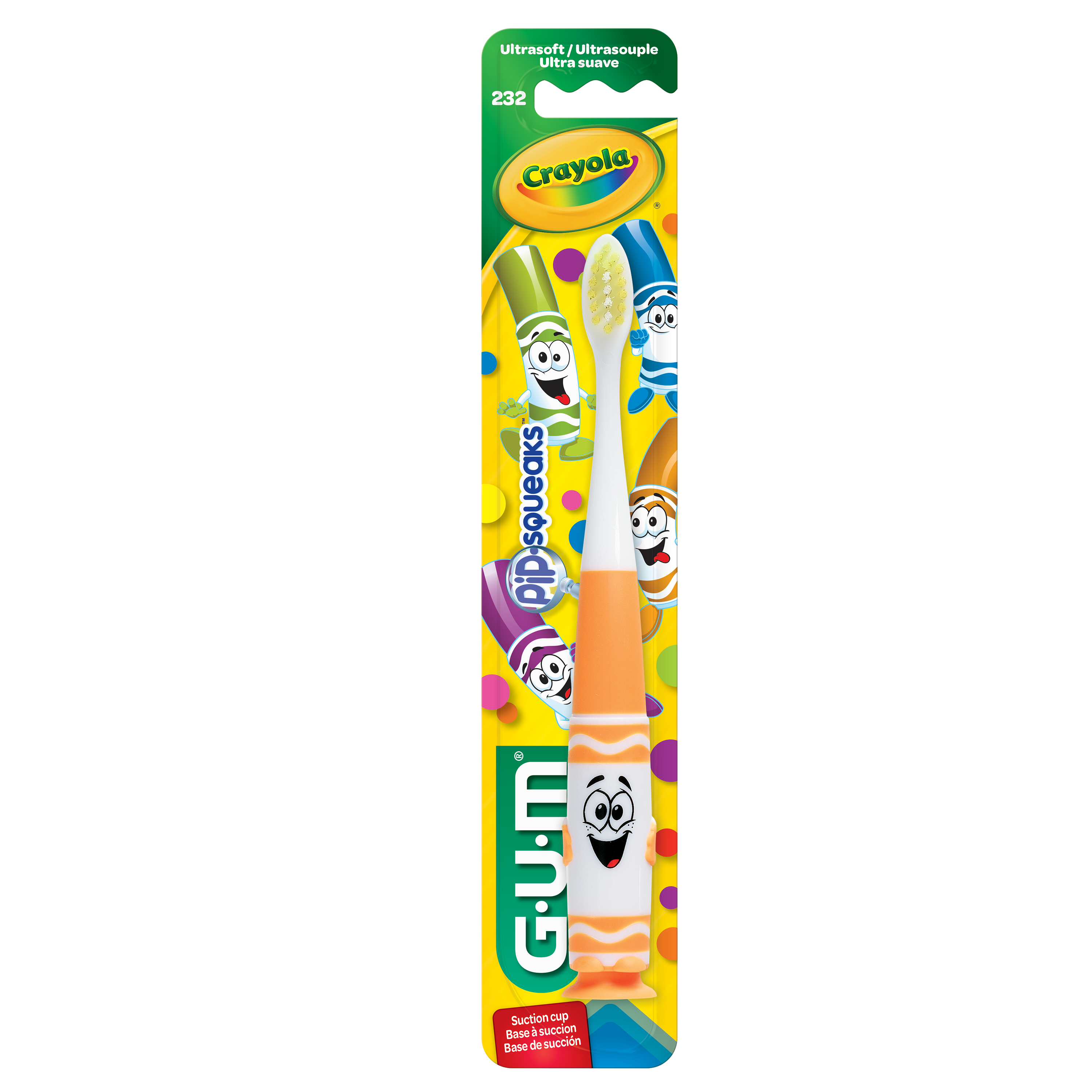 Escova Dental Infantil Pip Squeak CRAYOLA™ GUM®
