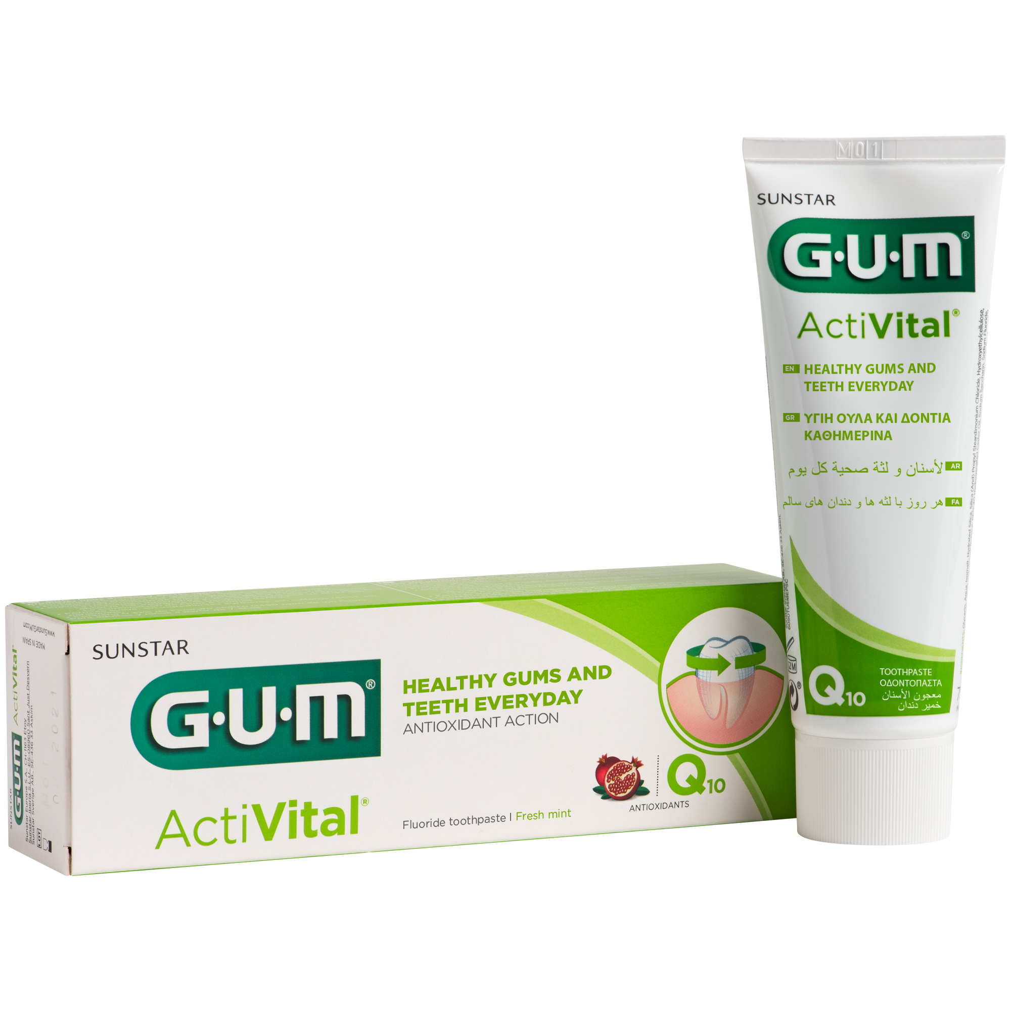 GUM® ActiVital® Toothpaste | Healthy Gums And Teeth Everyday | 75ml