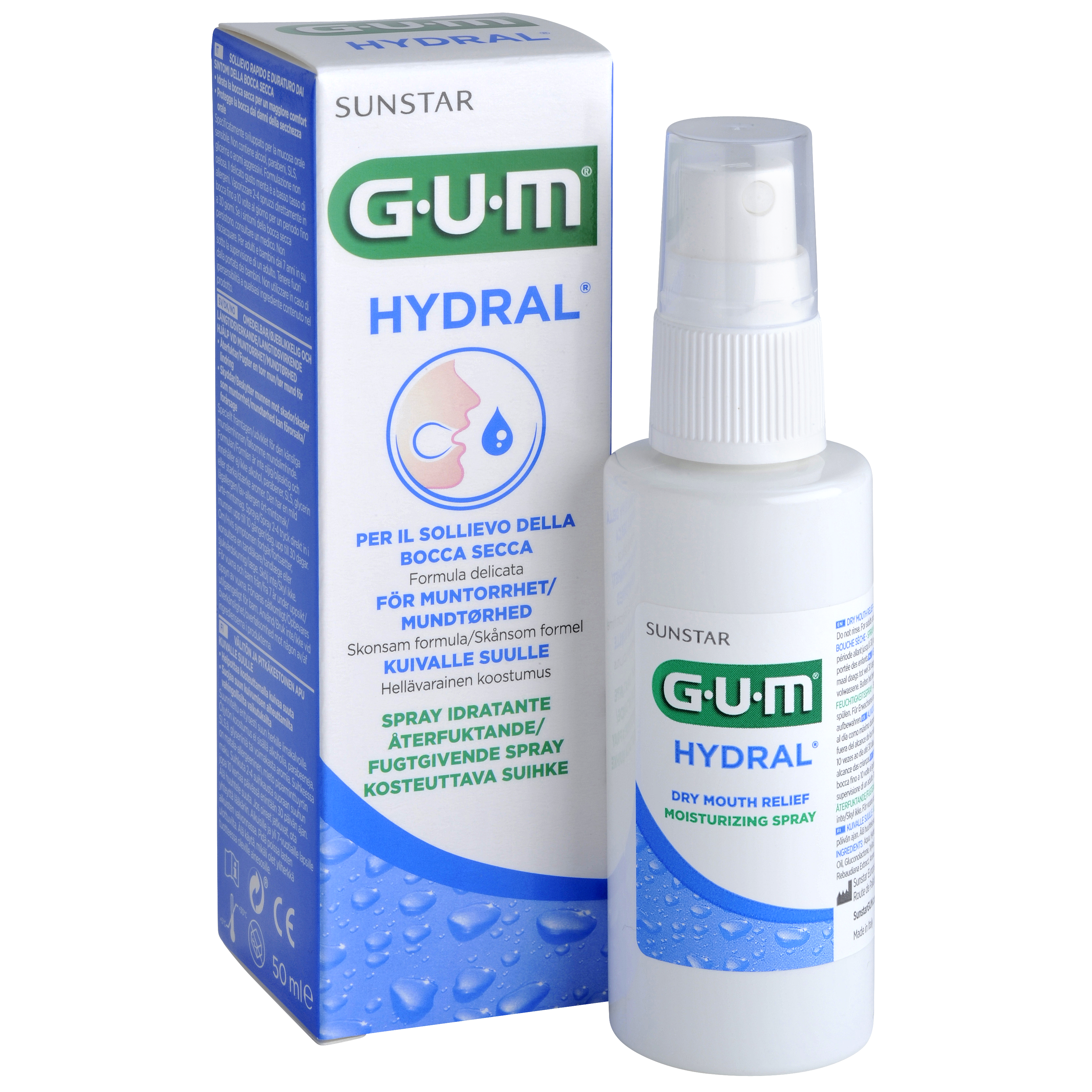 GUM HYDRAL Fuktighetsgivende Spray GUM HYDRAL Fuktighetsgivende Spray