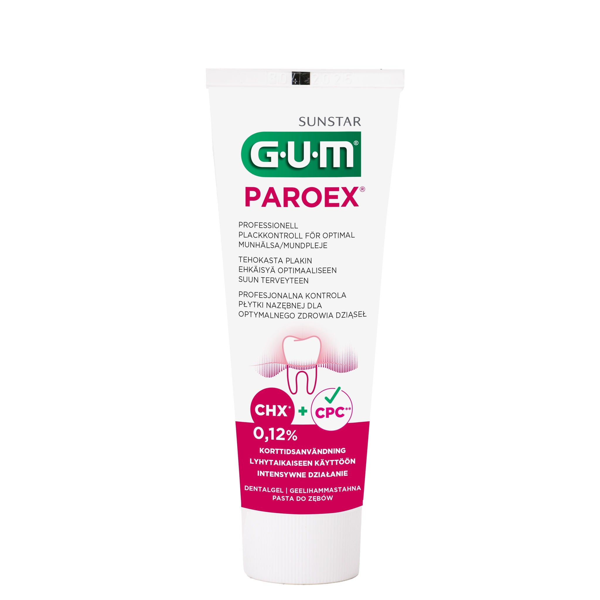 GUM® PAROEX® 0,12% intensiv action tannkrem