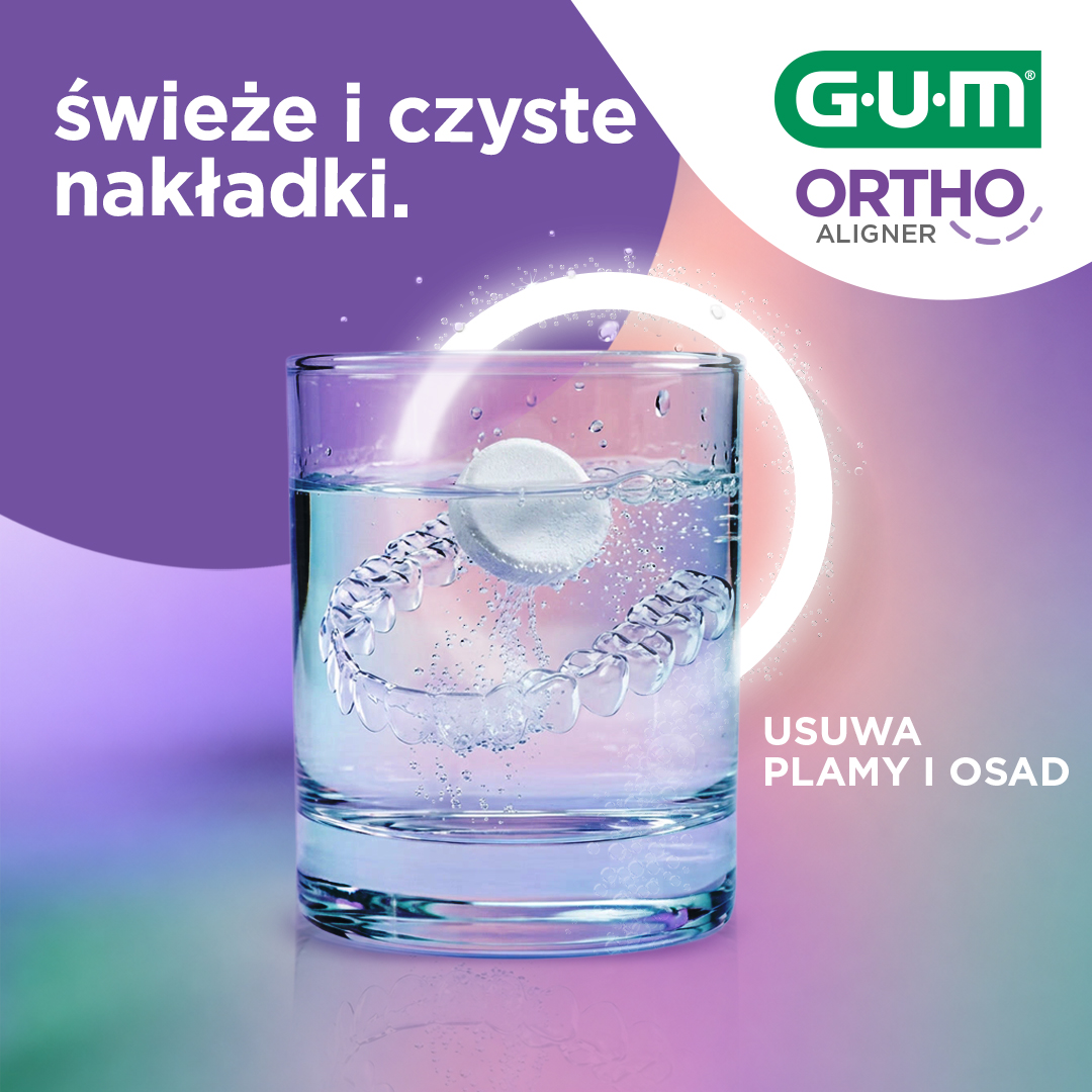 GUM ORTHO – nakładka ortodontyczna w szklance