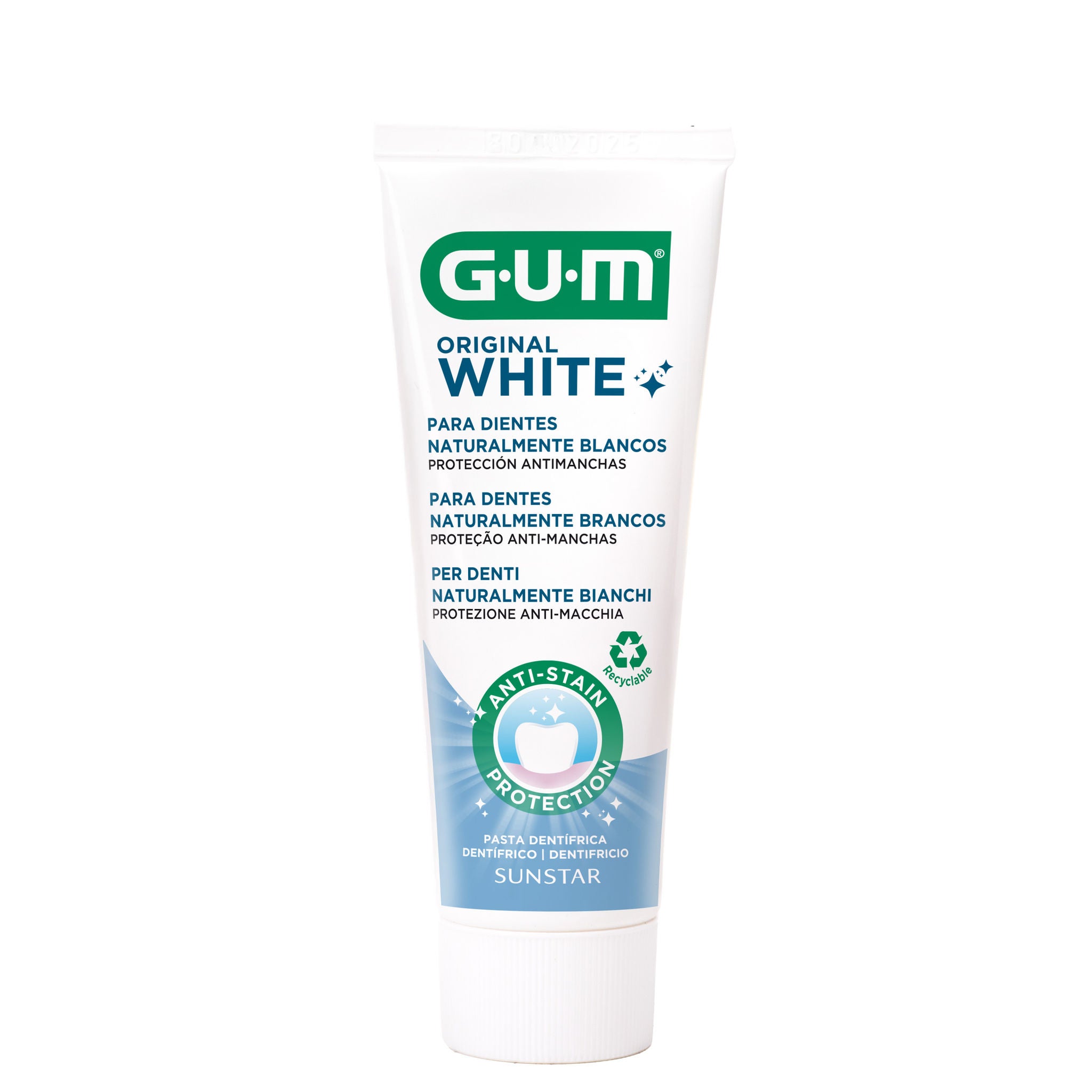 Dentifricio GUM Original White per denti naturalmente bianchi