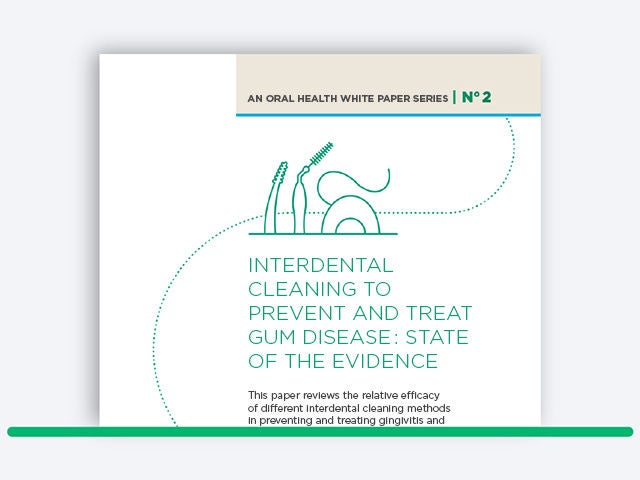 GUM White Paper om interdental rengjøring for å behandle og forebygge tannkjøttsykdom