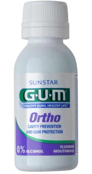 GUM® ORTHO mouhrinse sample