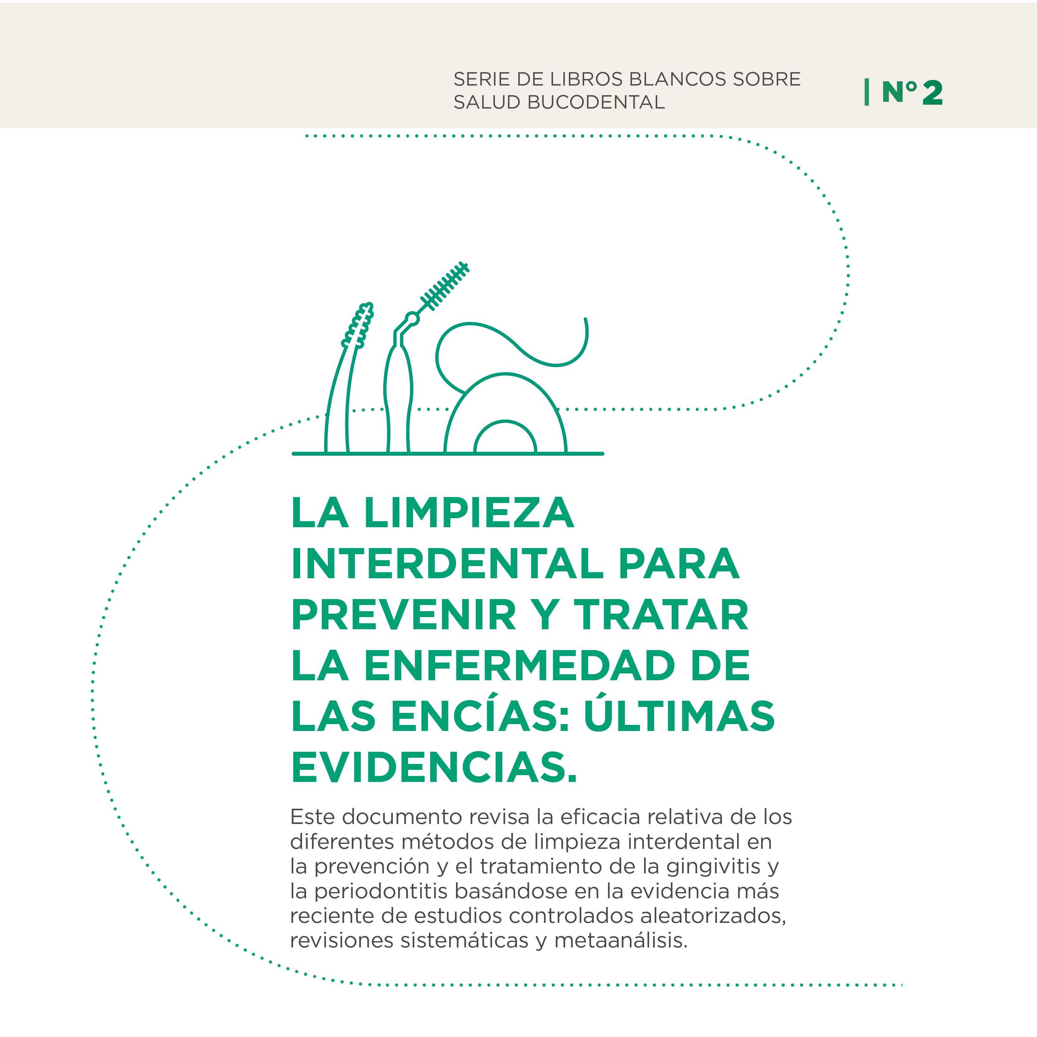 Libro blanco de GUM sobre limpieza interdental para tratar y prevenir la enfermedad de las encías
