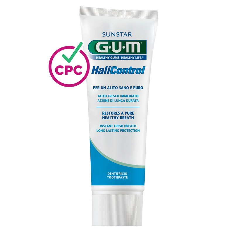 Gum original white toothpaste fights tooth staining