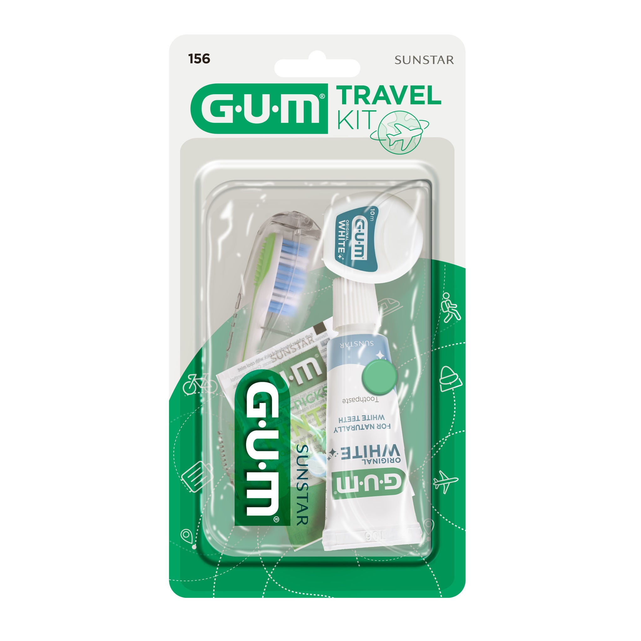 GUM® KIT DE VIAJE - Cuidado bucal práctico y completo fuera de casa