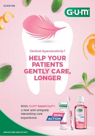 GUM® SensiVital brochure for dental care professionals
