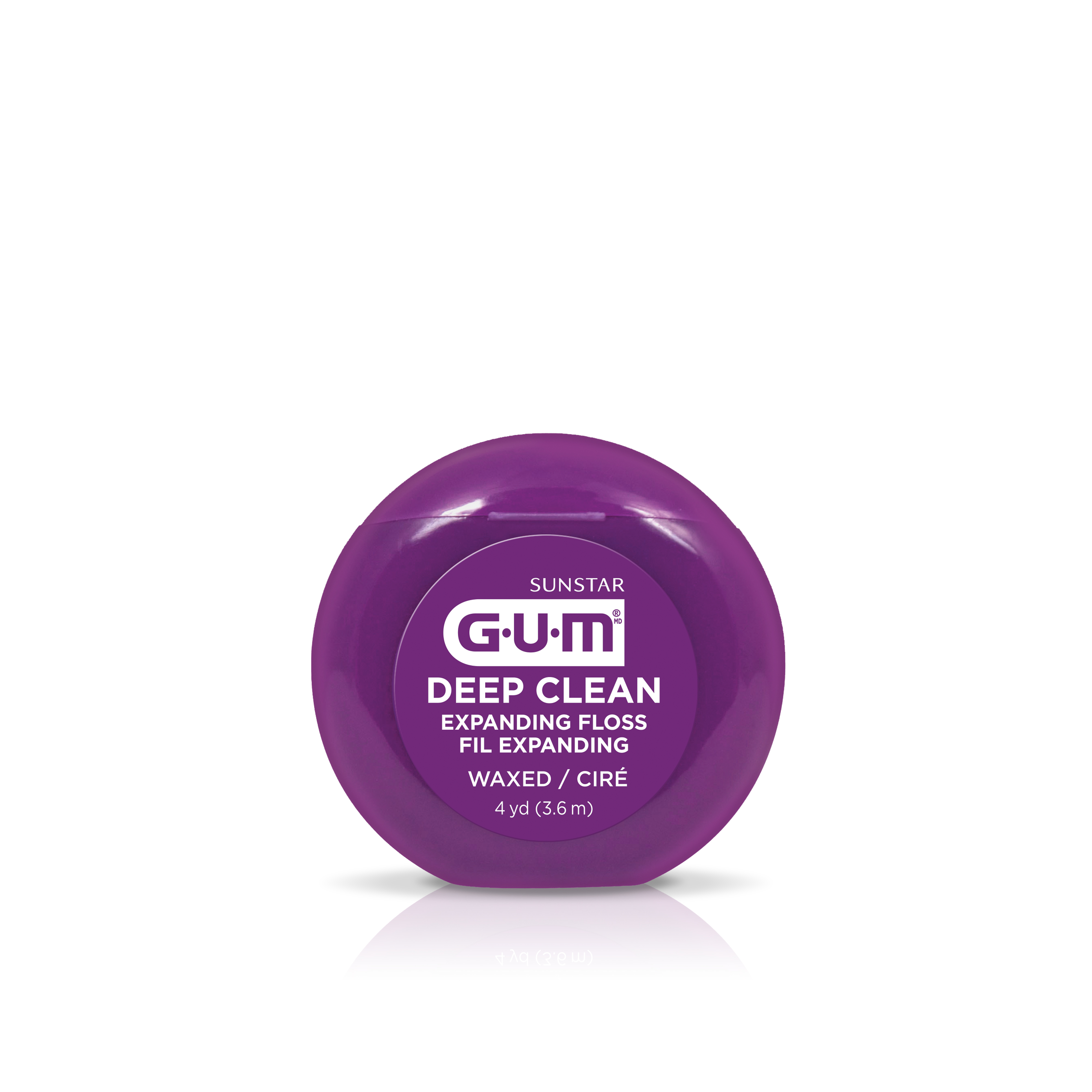 GUM Deep Clean Expanding Floss 4 yard tub