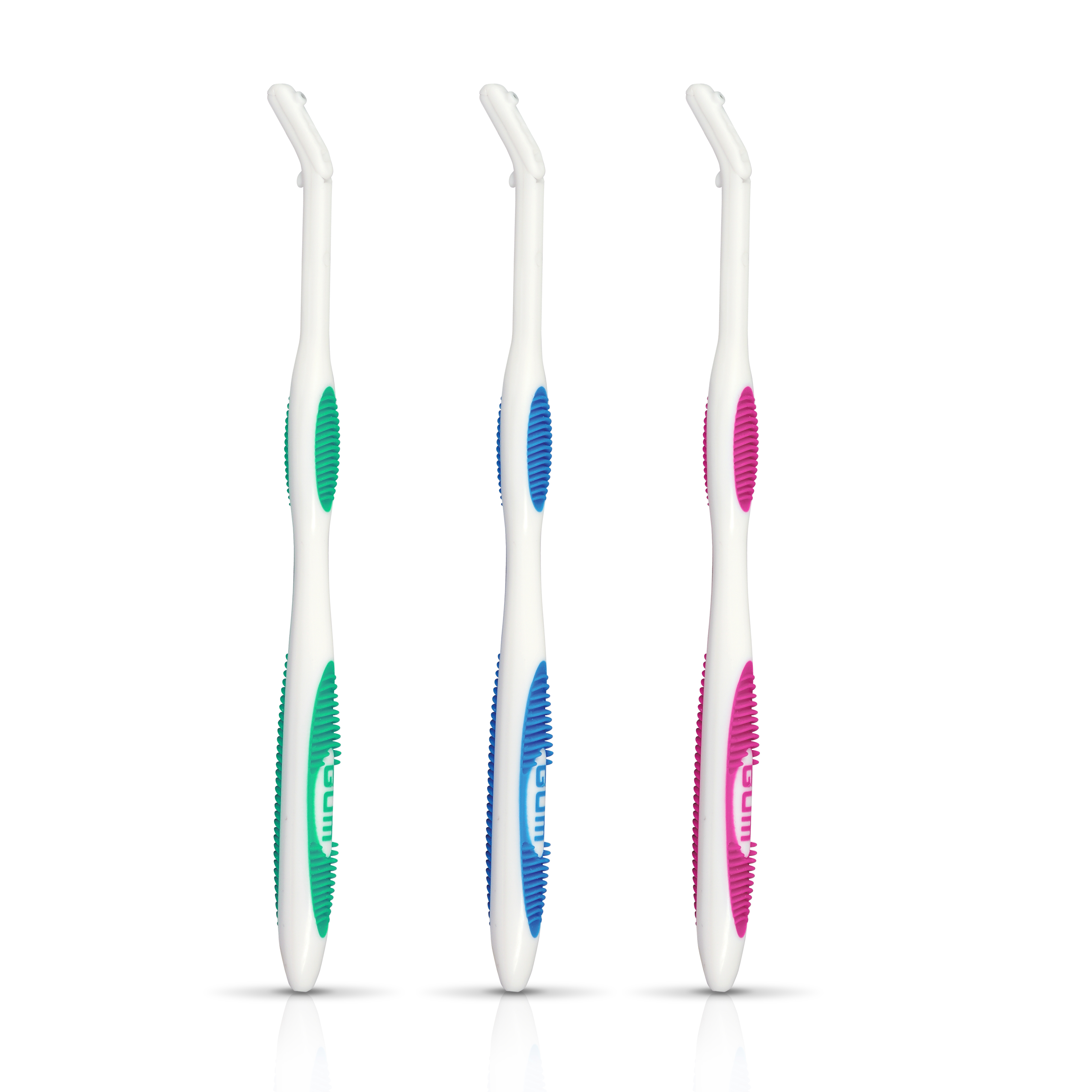 Proxabrush Single End Handle Pink Blue Green