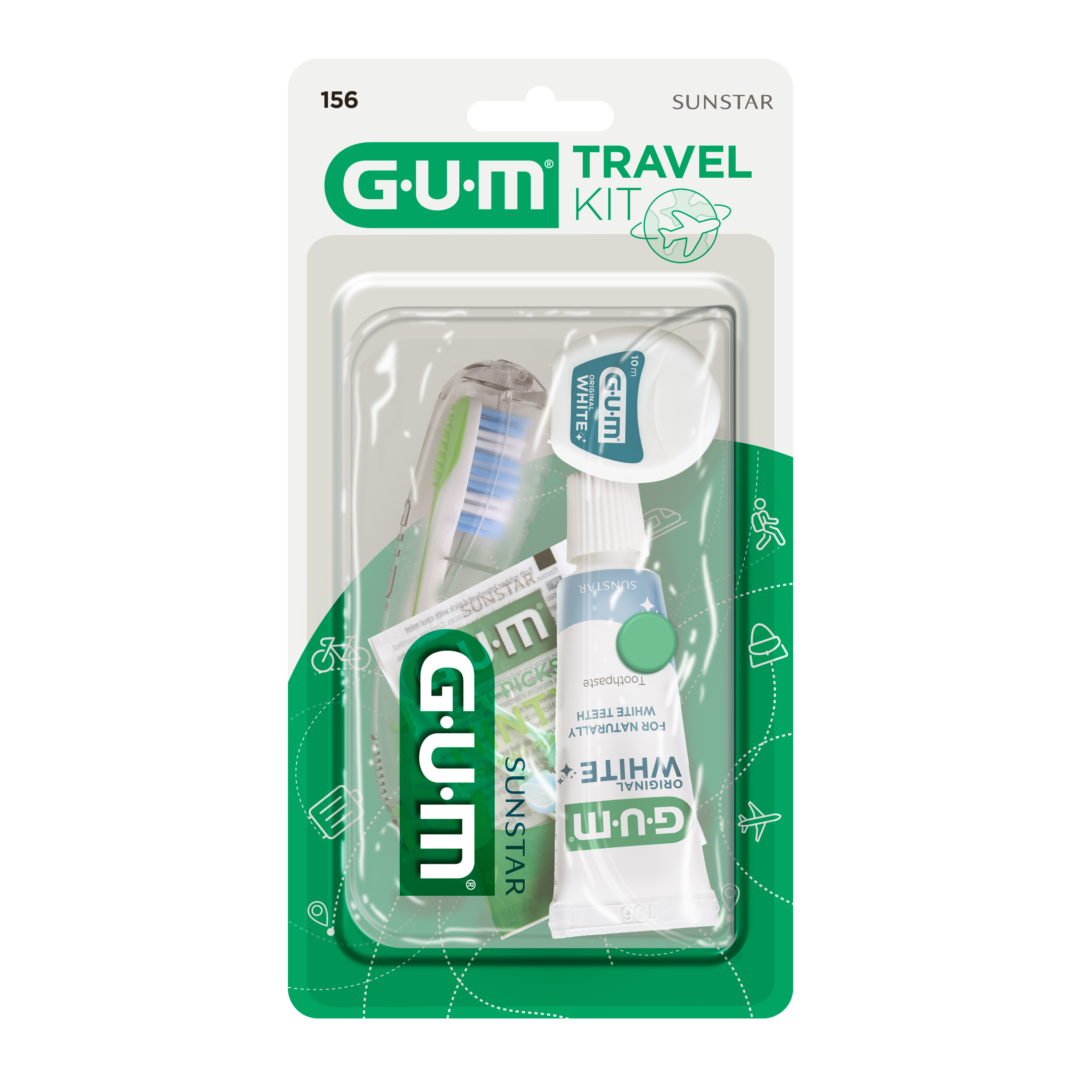 GUM® KIT DE VIAJE - Cuidado bucal práctico y completo fuera de casa