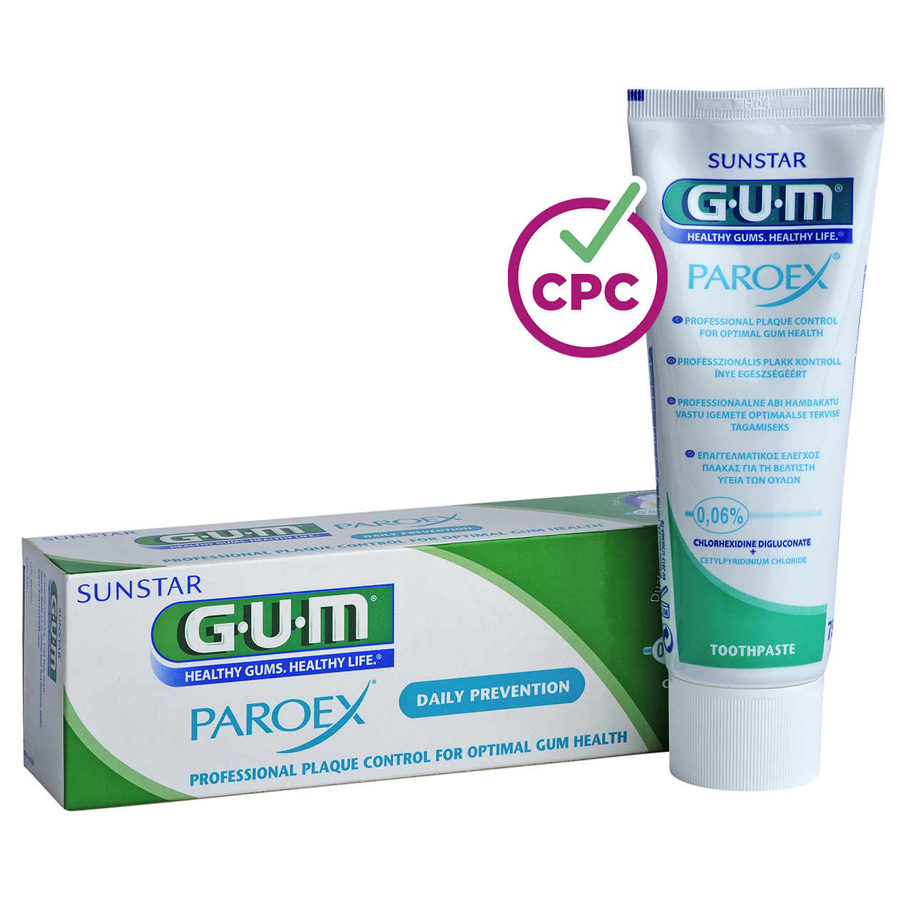 GUM® PAROEX® 0,06% Maintenance Toothpaste | Advanced Gum Care | 75ml