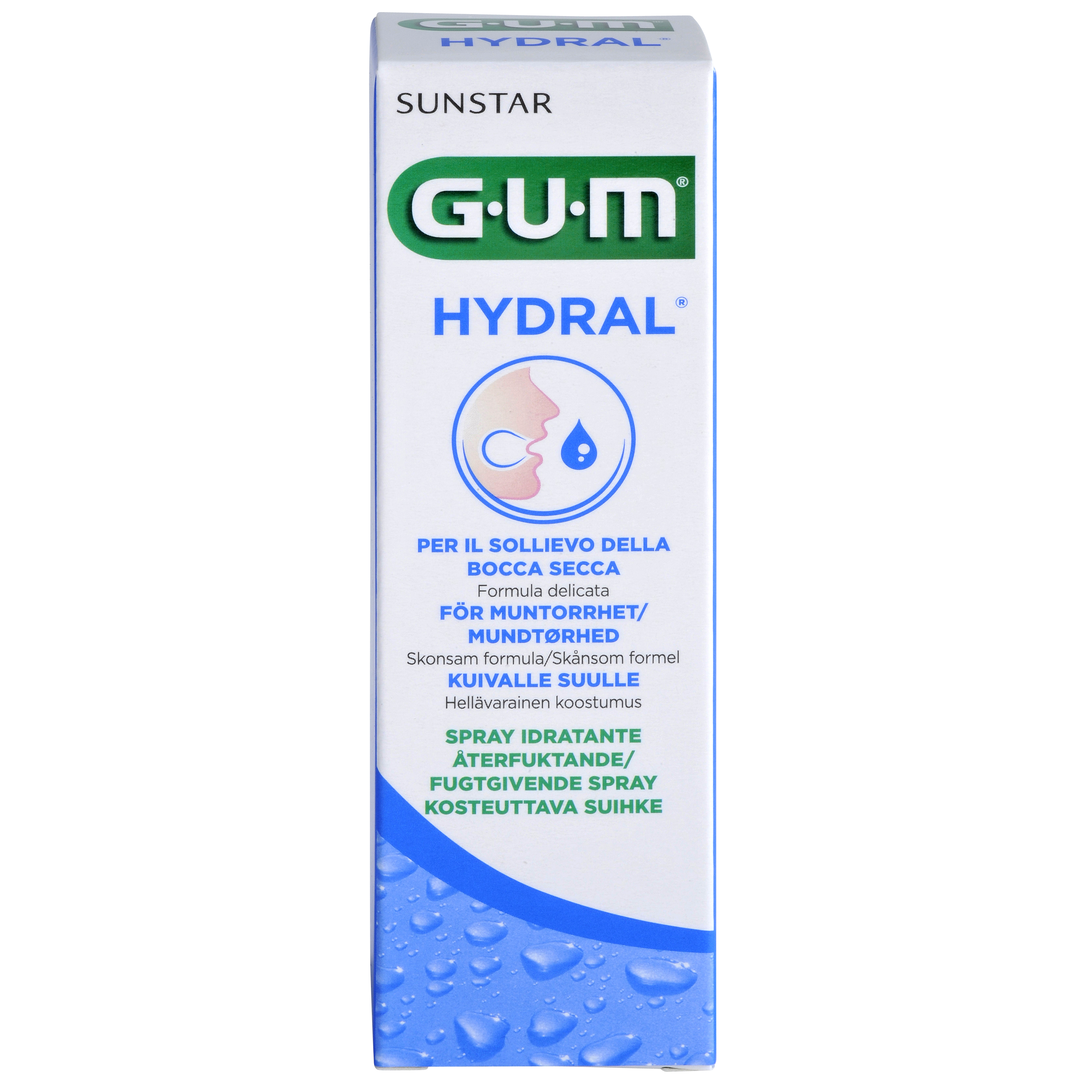 Spray GUM HYDRAL per il sollievo della bocca secca