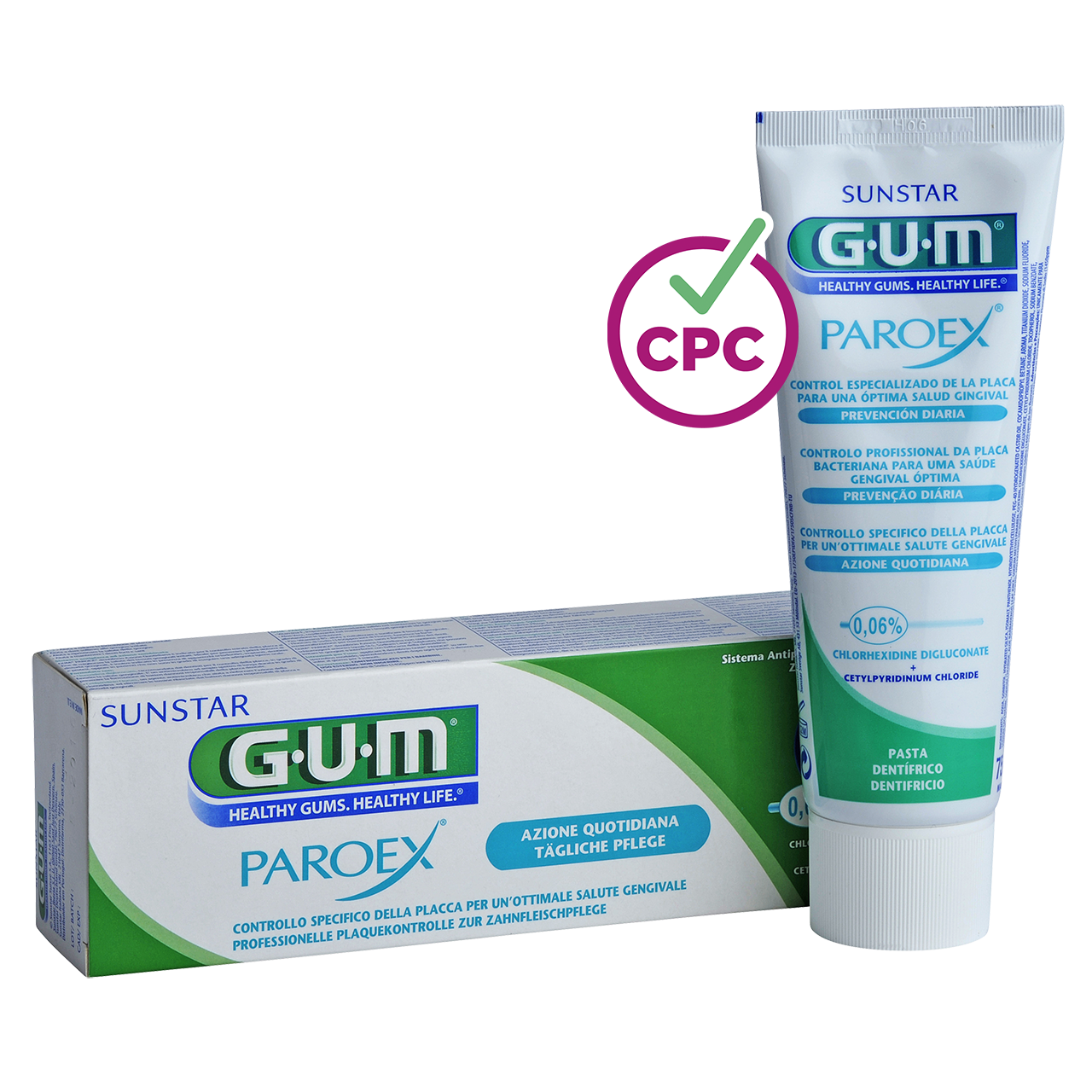 Dentifricio di mantenimento GUM PAROEX 0,06% CHX + CPC