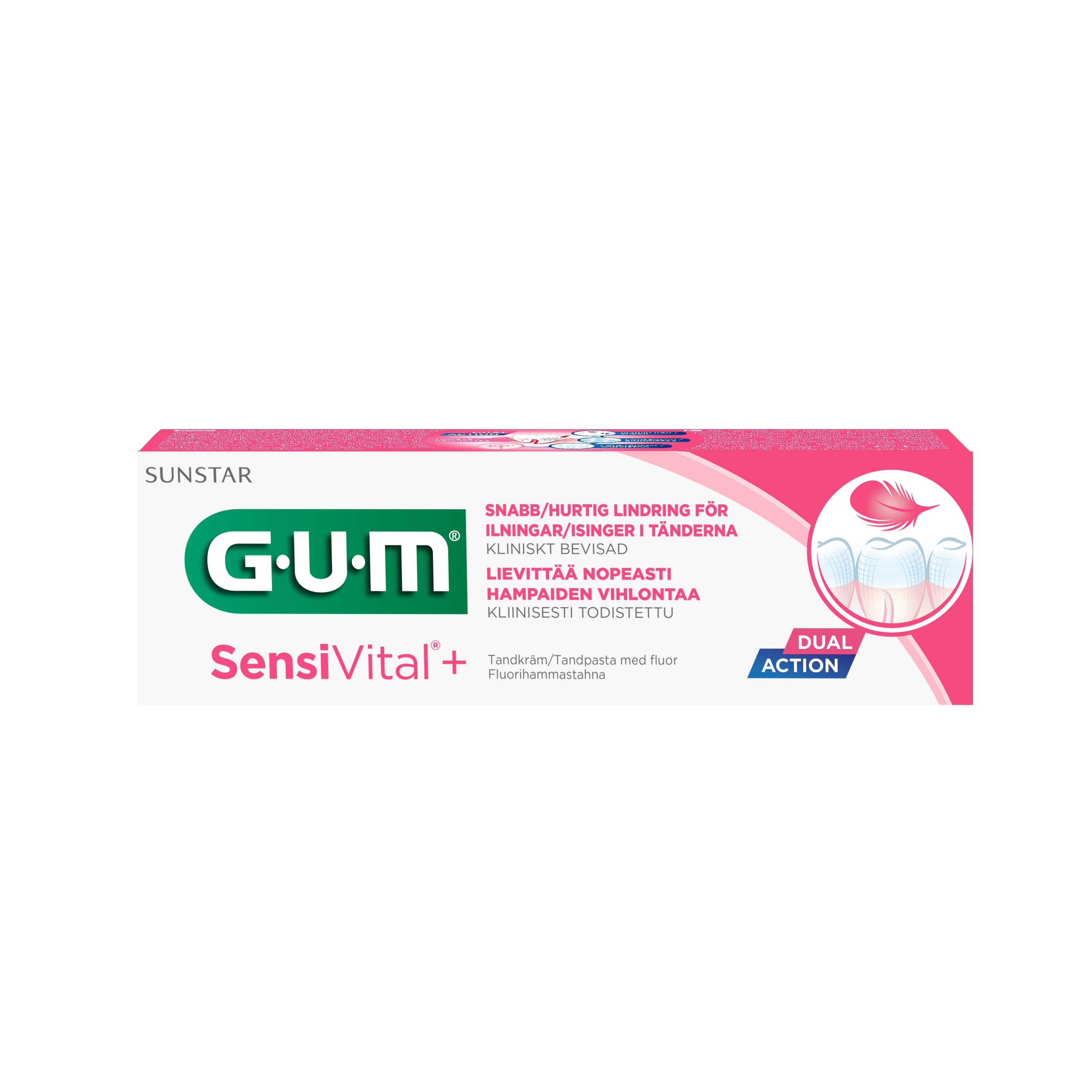 GUM SensiVital+ Toothpaste 75ml for Sensitive Teeth
