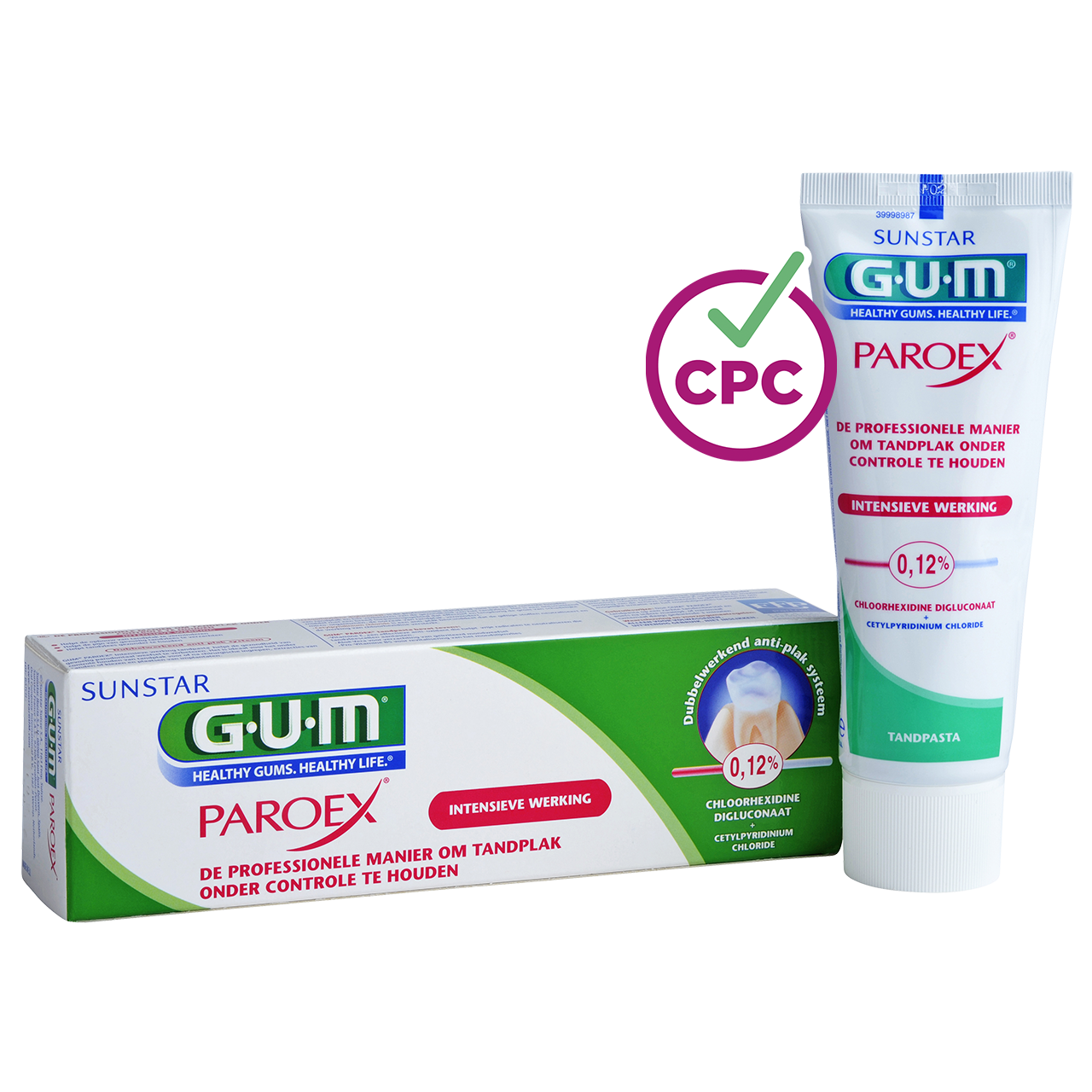 GUM PAROEX 0,12% Chloorhexidine Tandpasta