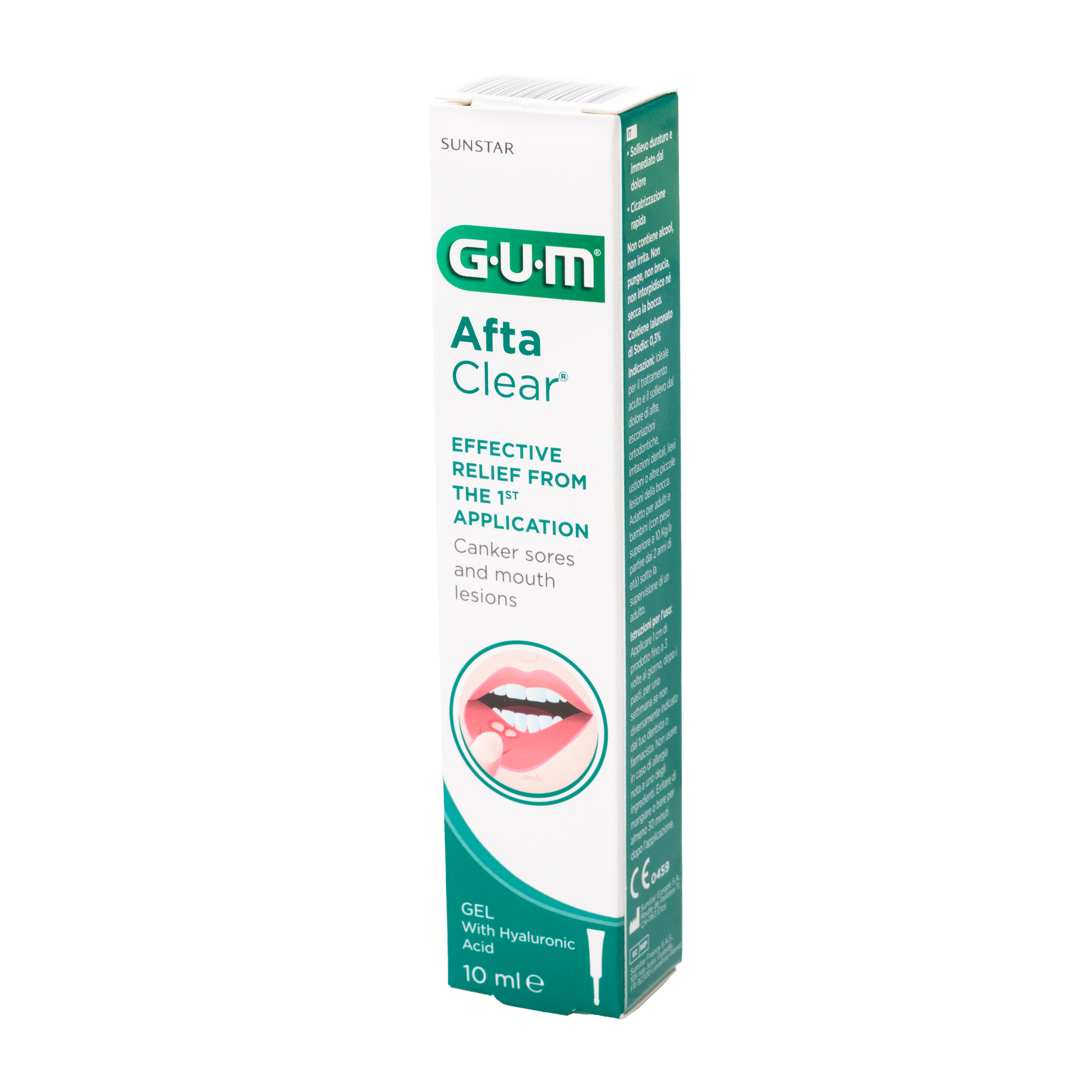 GUM AftaClear Gel for Canker Sore Relief 10ml