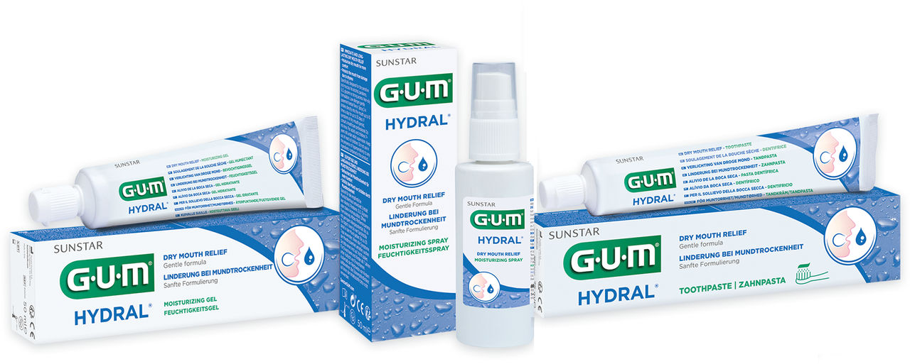 GUM® HYDRAL Produktpalette