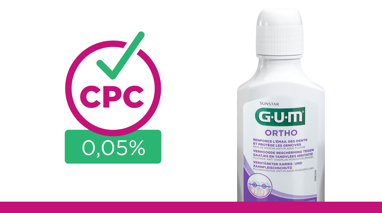 GUM® Toothpastes and Mouthwashes with CPC to help your patients