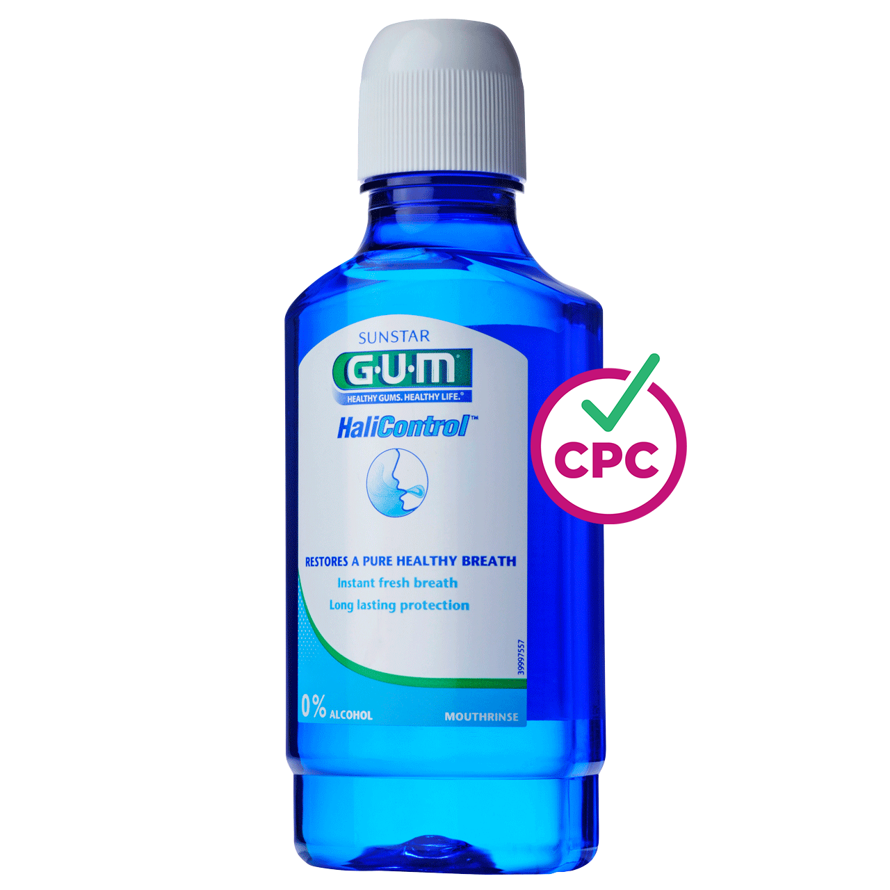 GUM HaliControl Mouthwash | Restore Pure Healthy Breath | 300ml
